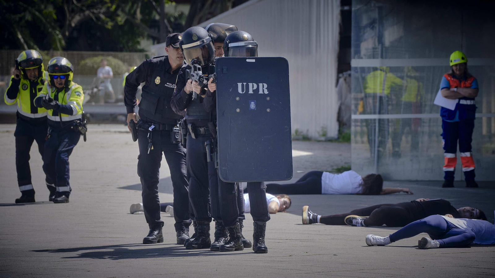 Simulacro de incidente intencionado en Cádiz