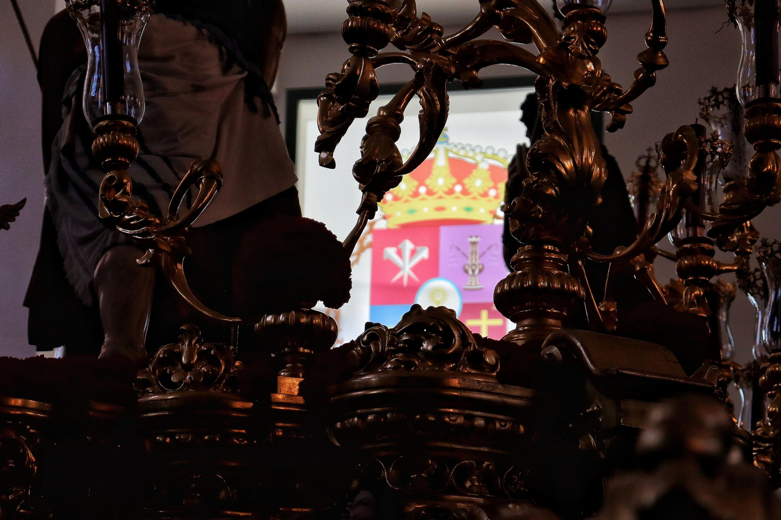 Fusionadas en su procesión del Miércoles Santo en Málaga, en fotos