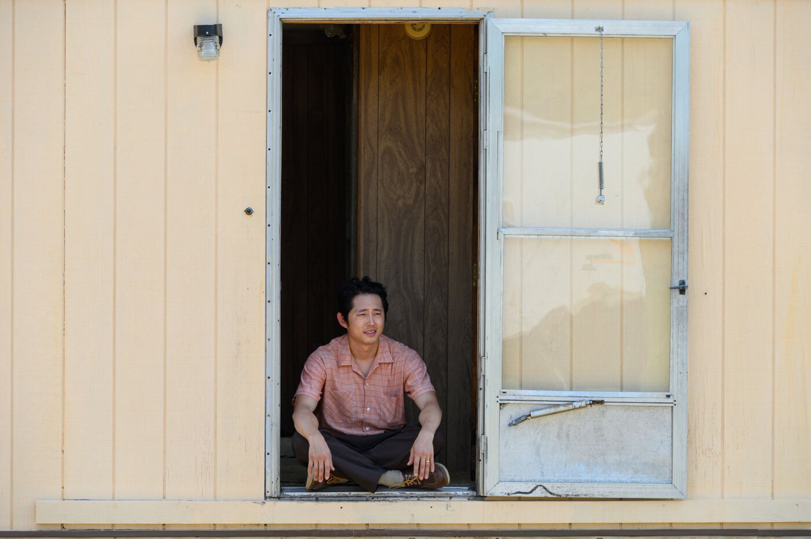 Steven Yeun, en 'Minari', una de las películas nominadas.