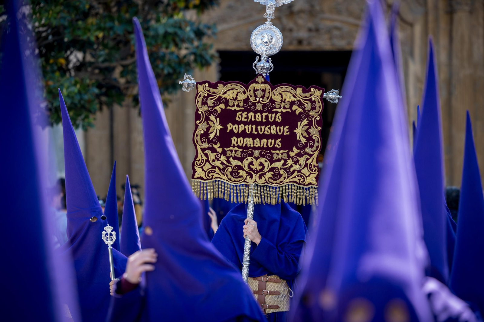 Imágenes de la salida de Columna en la Semana Santa de Cádiz 2025