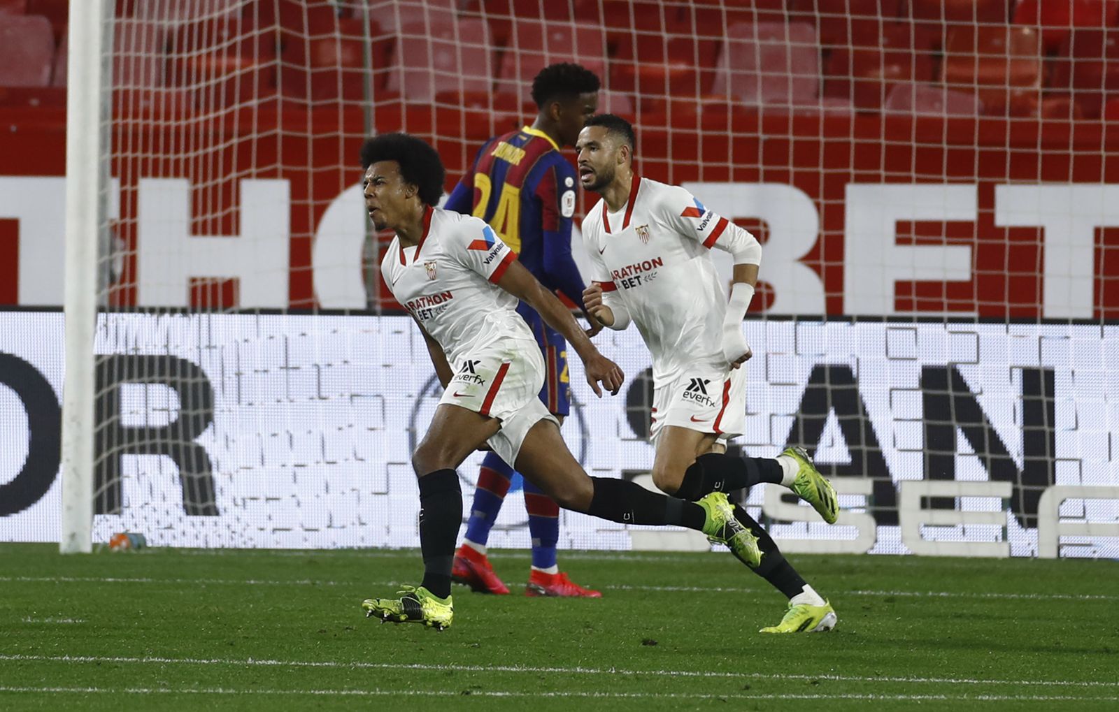 El Sevilla-Barcelona de Copa del Rey, en imágenes