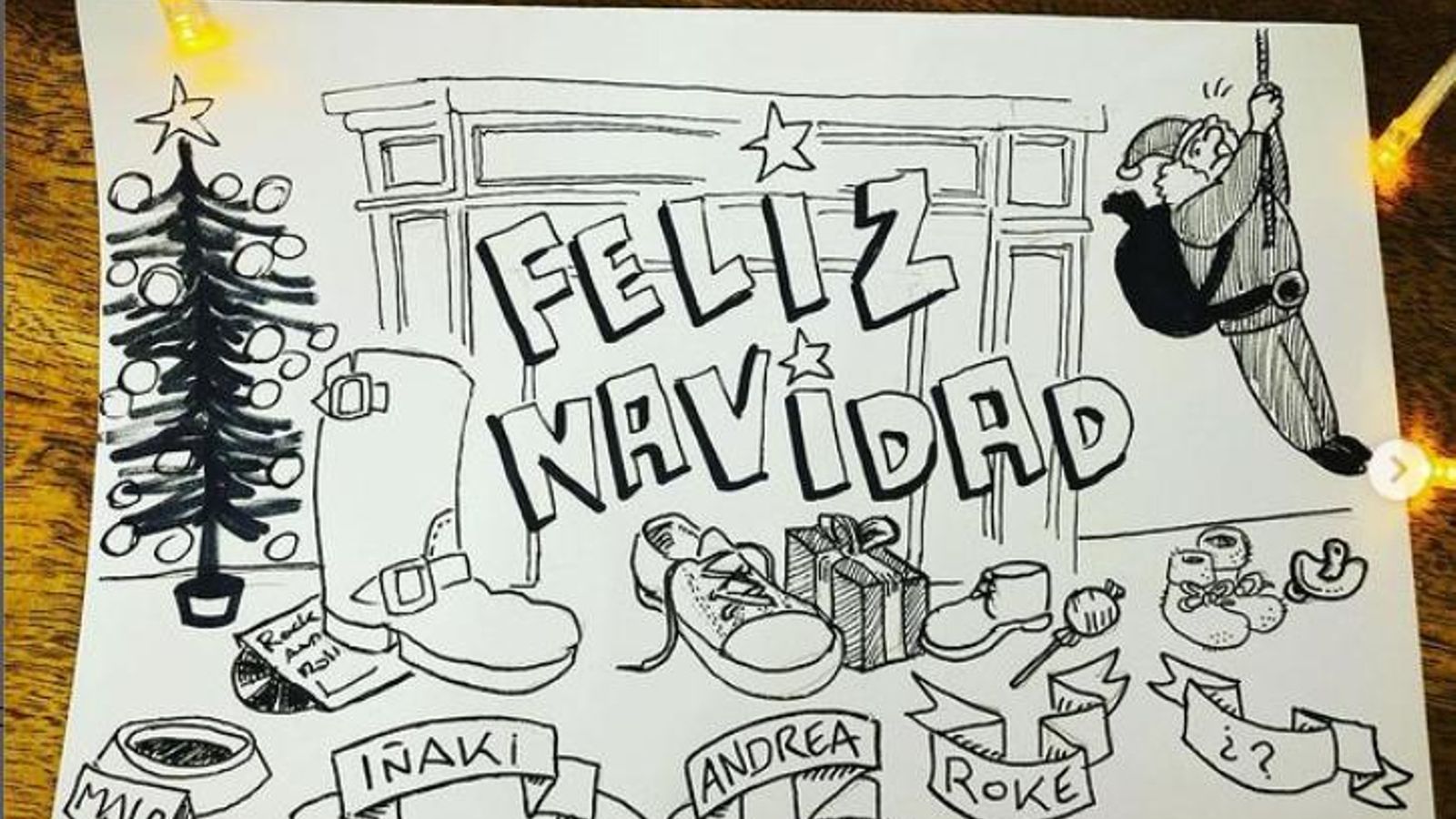 Felicitación de Navidad Andrea Ropero e Iñaki López