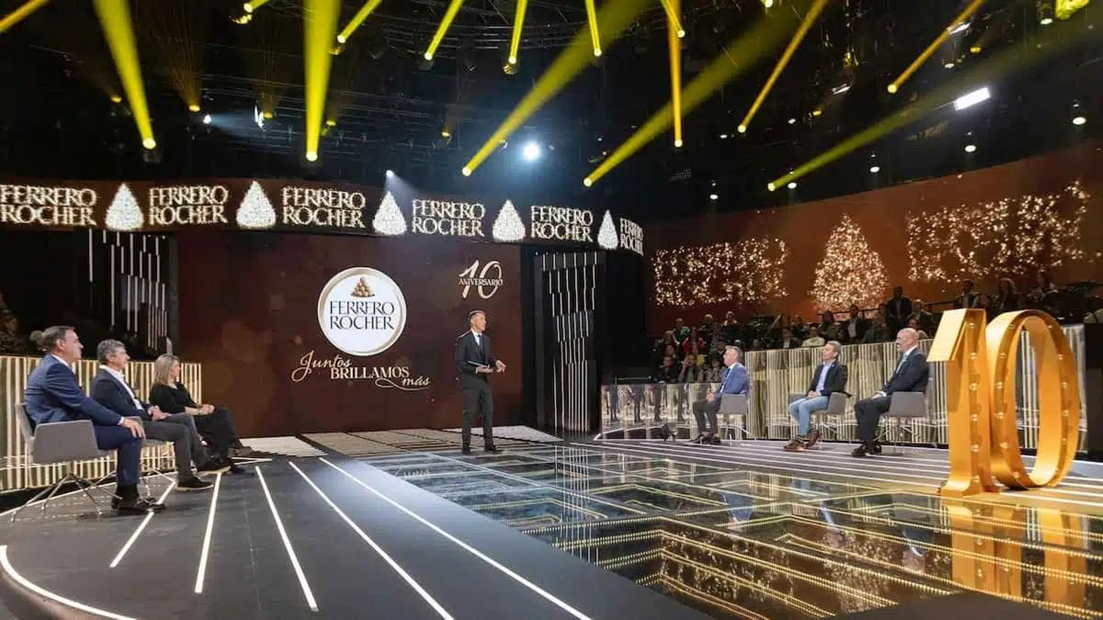 Gala de Ferrero Rocher, con Jesús Vázquez.