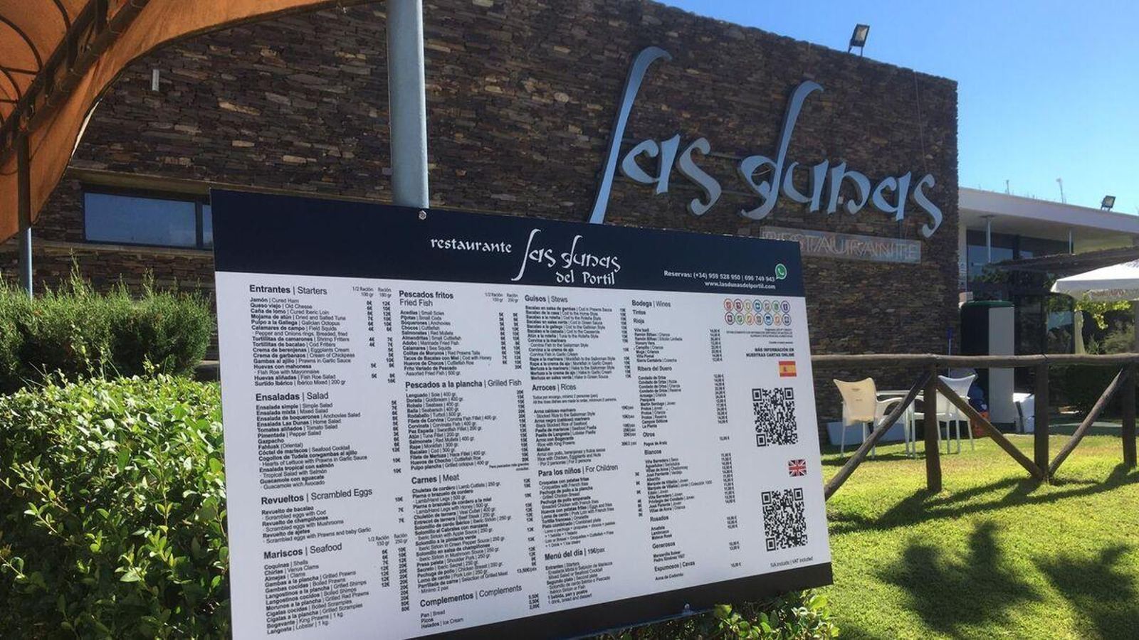 Restaurante Las Dunas.