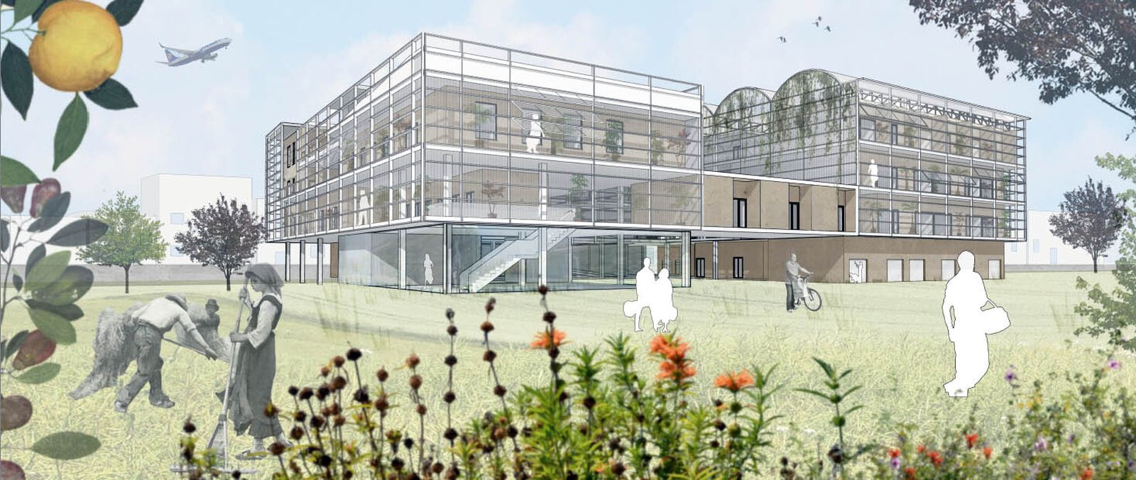 Recreación de los alojamientos protegidos que se construirán en la Vereda de Poco Aceite, en el barrio de Valdezorras.