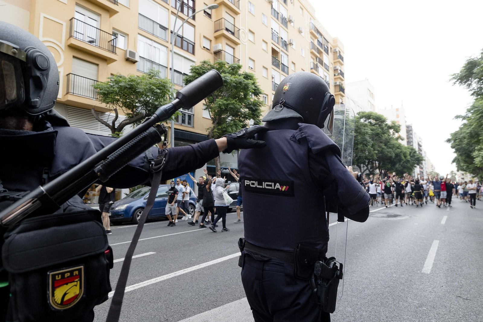 Imágenes del segundo día de huelga de los trabajadores del sector del metal en Cádiz