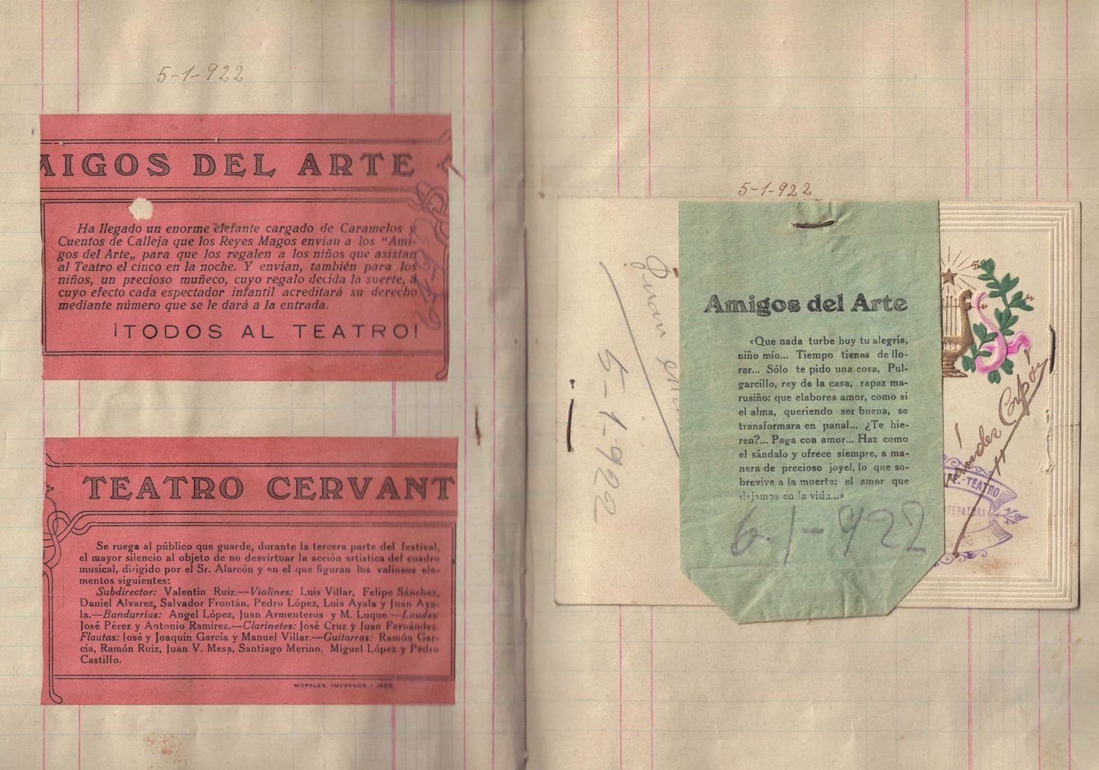 El libreto personal de notas y recortes de Tomás Moreno Bravo, en imágenes