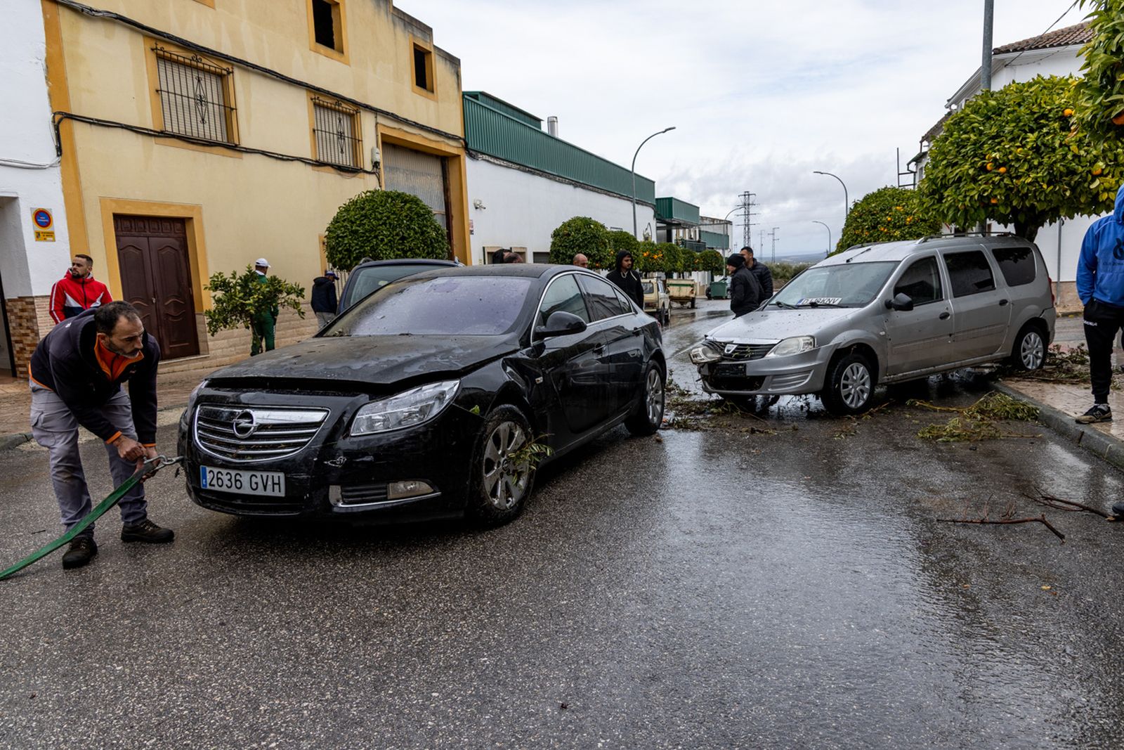 Así queda Monte Lope Álvarez después de la tromba de agua caída