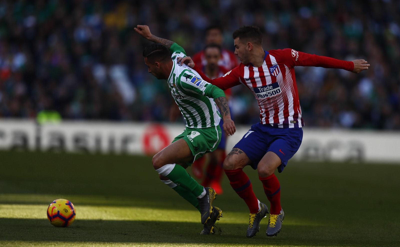 El Betis-Atlético de Madrid, en imágenes