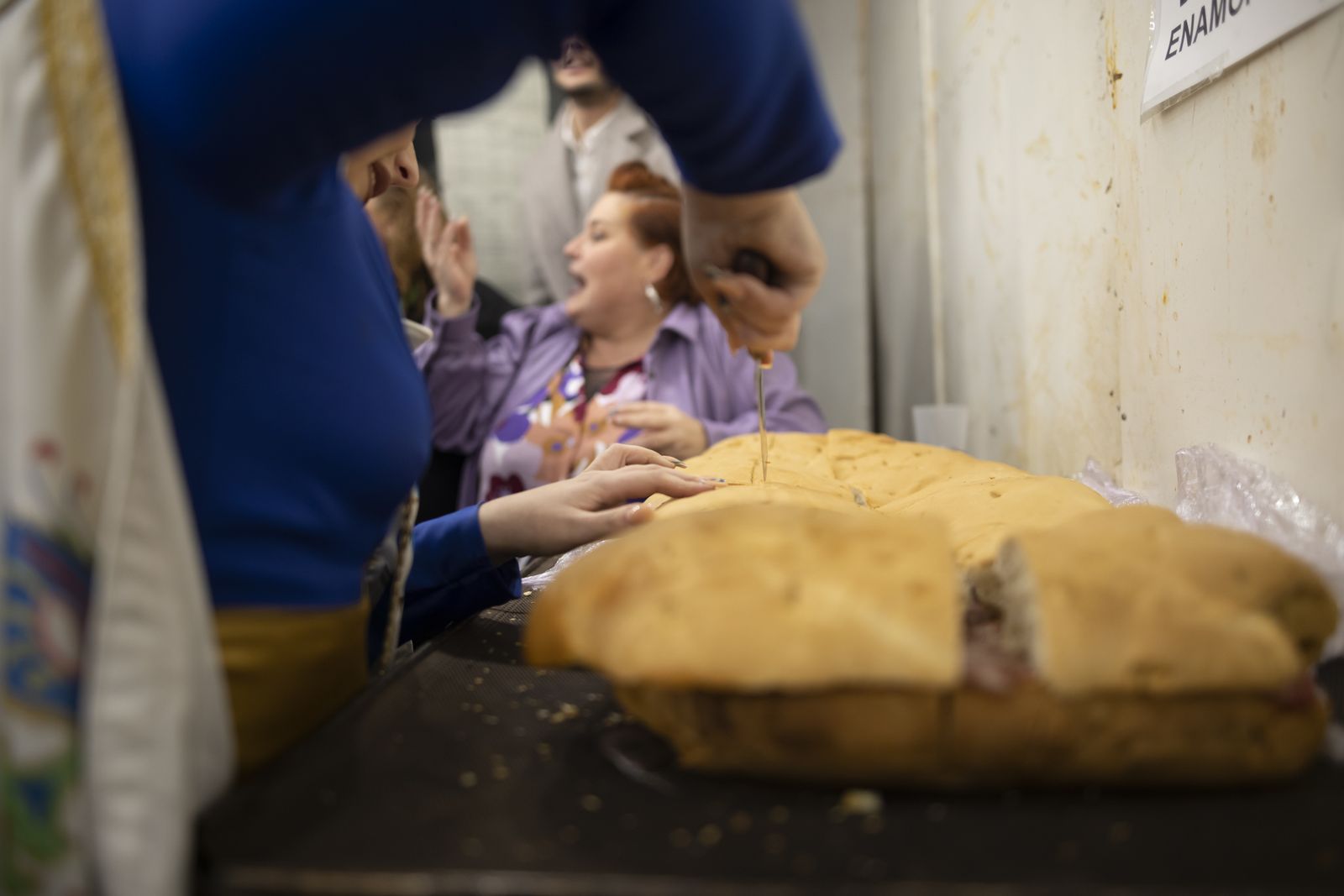 Ambiente en la final  del Carnaval Colombino