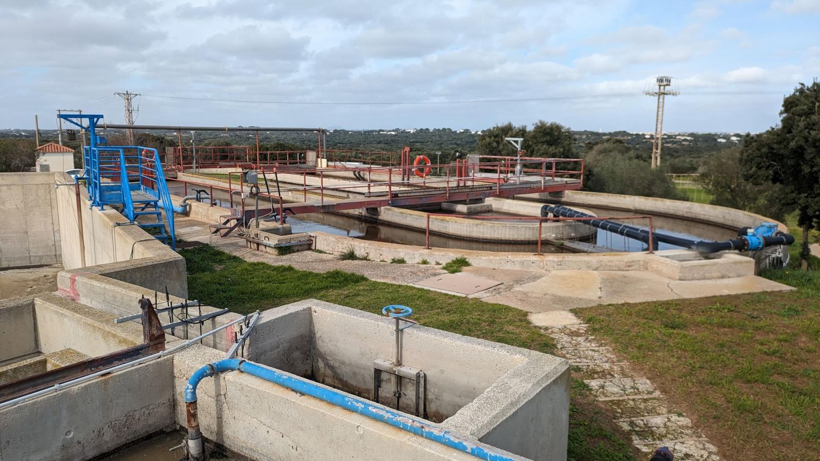 Panorámica de una estación depuradora