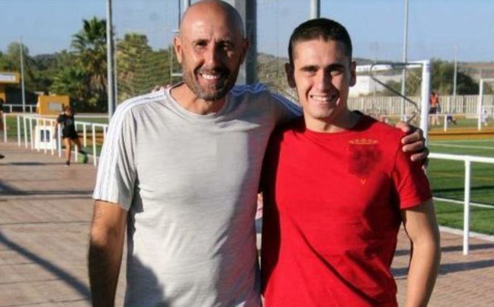 Pablo Sánchez padre e hijo.