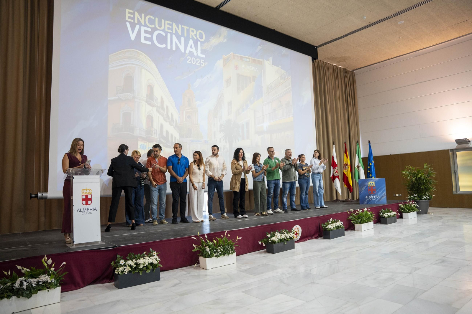 El encuentro Vecinal en el Palacio de Exposiciones y Congresos ‘Cabo de Gata – Ciudad de Almería’ de El Toyo, en imágenes