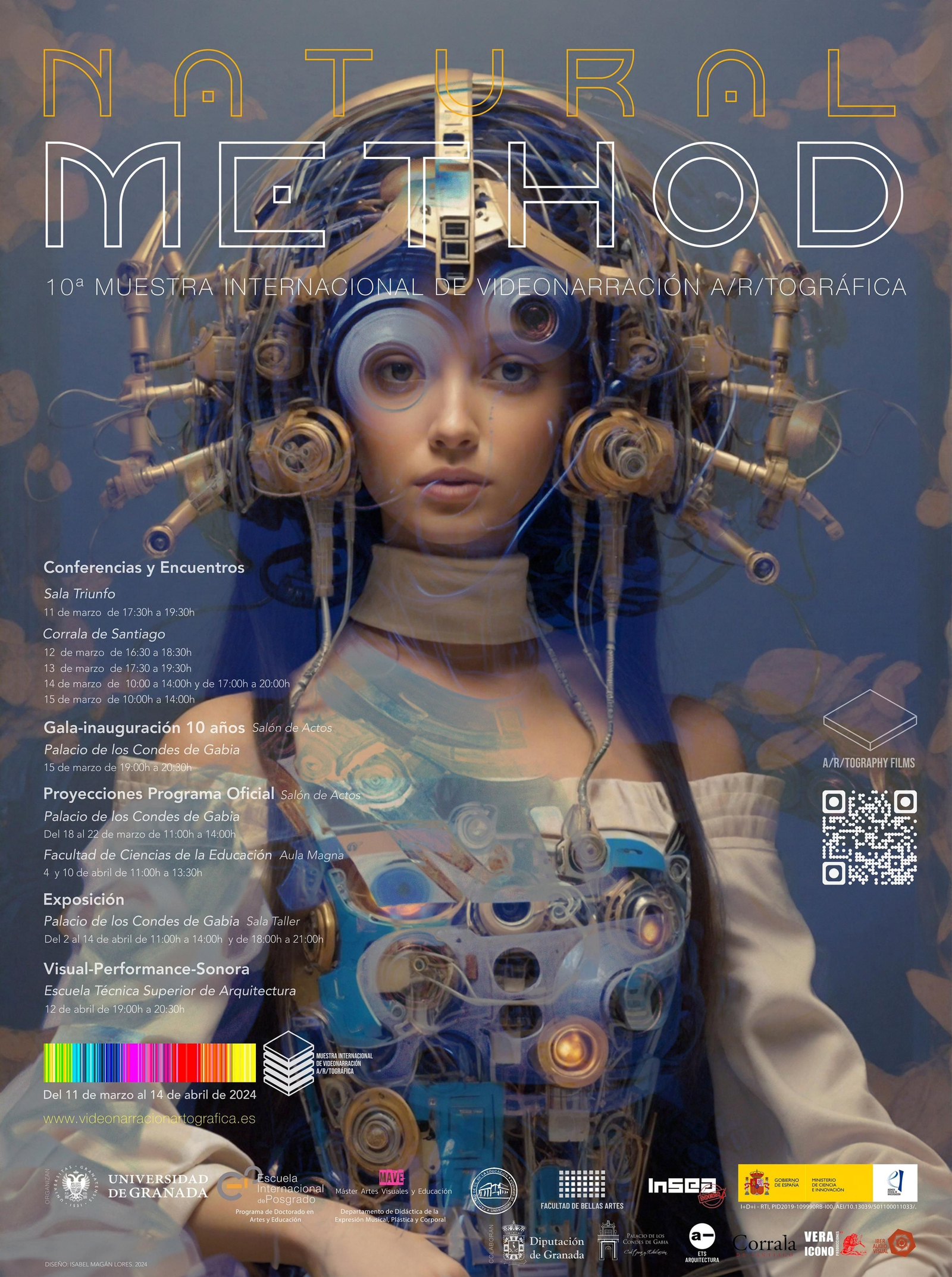 Cartel de la X Muestra titulada 'Natural Method'.