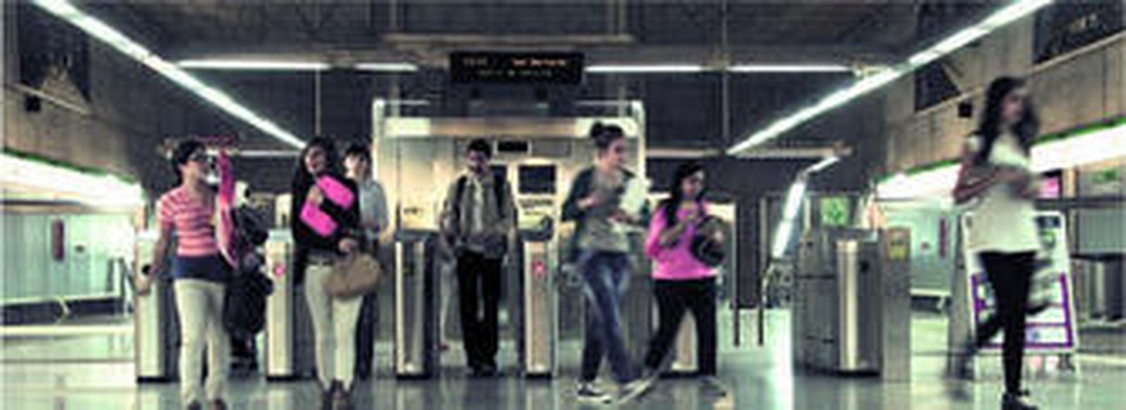 Los estudiantes se están incorporando cada vez más como usuarios del Metro.