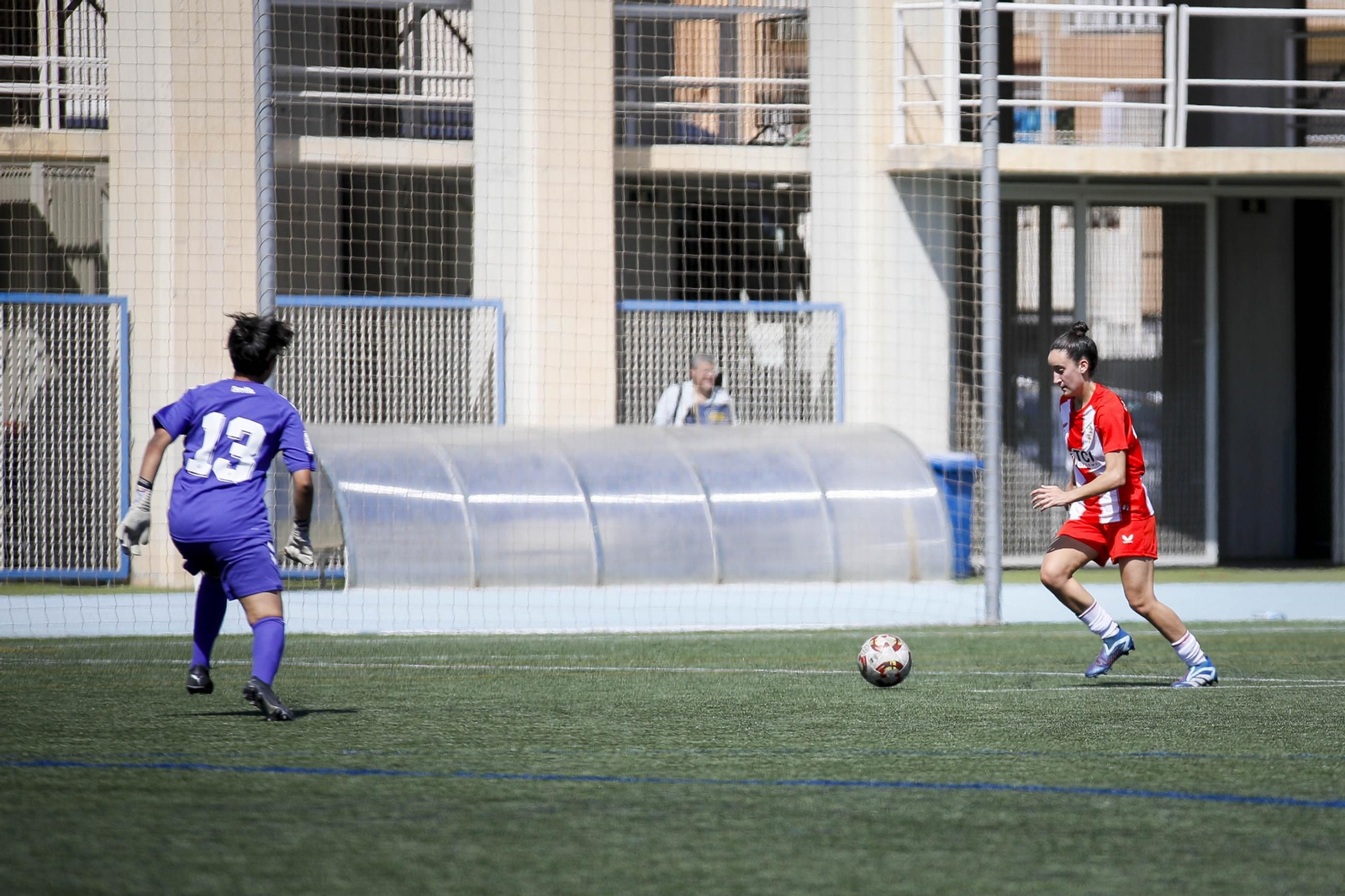 Las imágenes del partido de fútbol del Almería femenino contra el Betis B