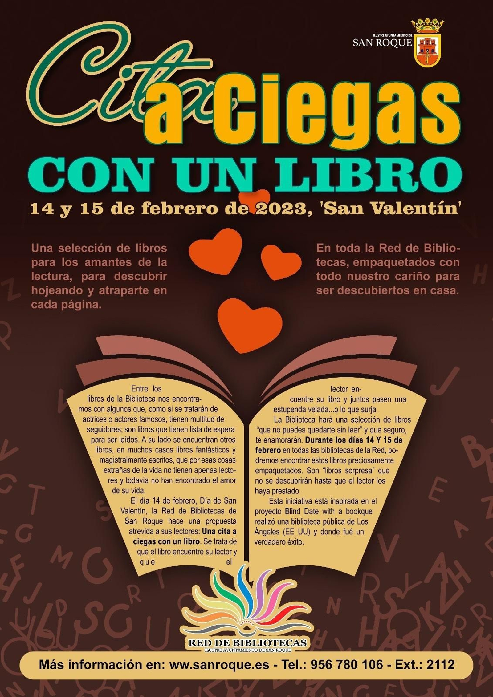 Cartel del proyecto "Cita a ciegas con un libro"