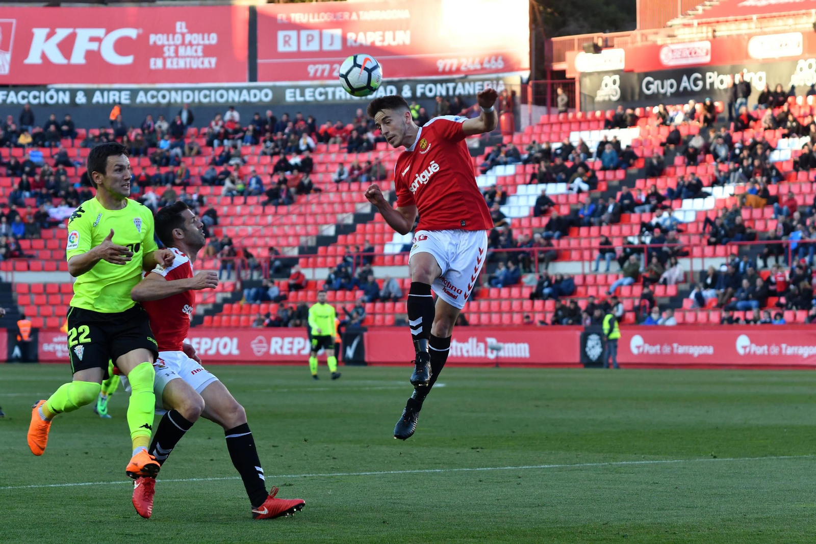 Las imágenes del Nàstic-Córdoba