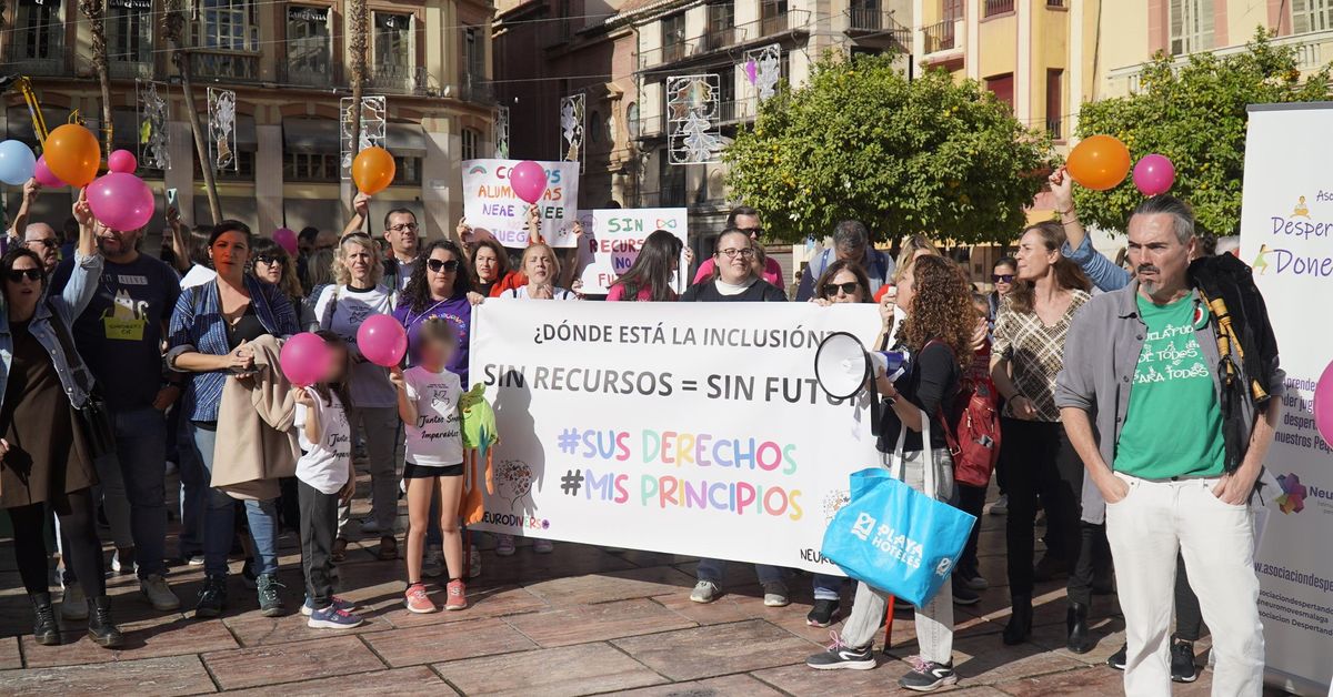 Un frente de AMPAS sale a la calle en Málaga para reclamar más medios ...