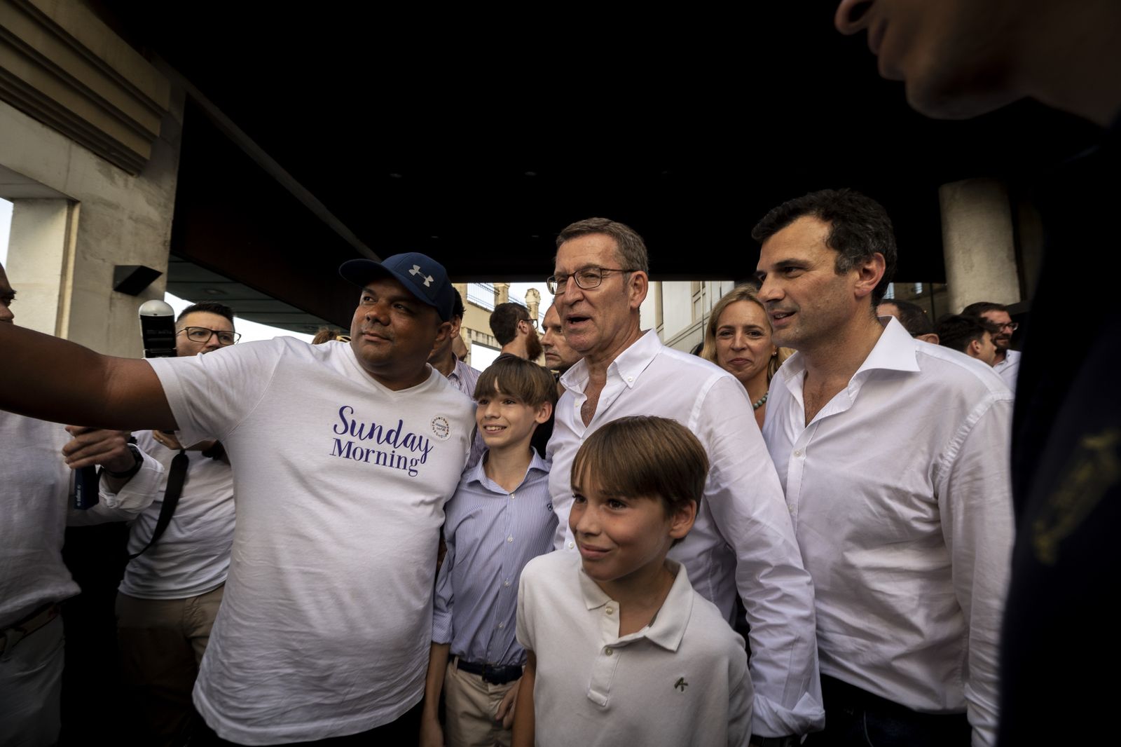 Las imágenes del mitin de Alberto Nuñez Feijoó en Cádiz