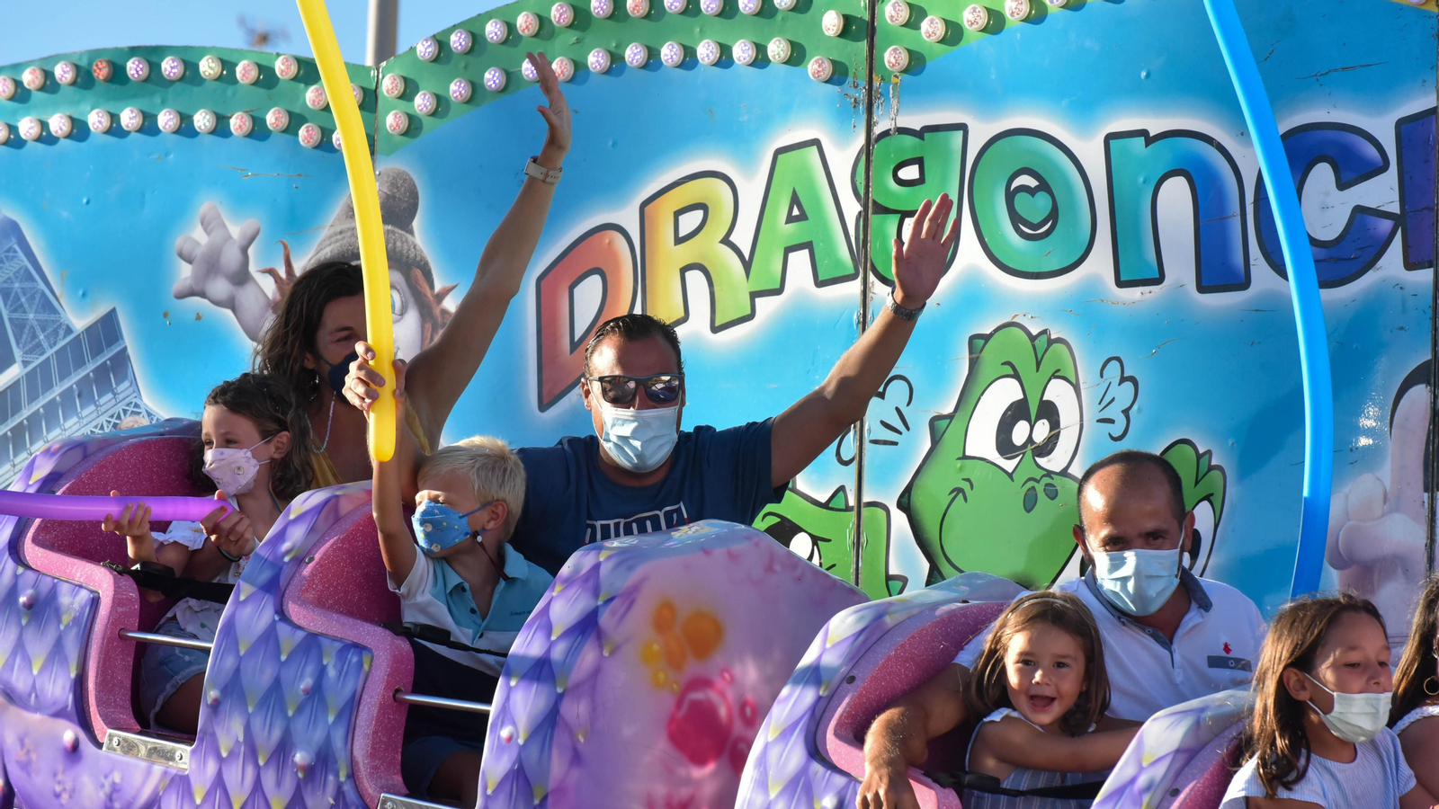 Las fotos de una tarde en un universo de atracciones en Tarifa