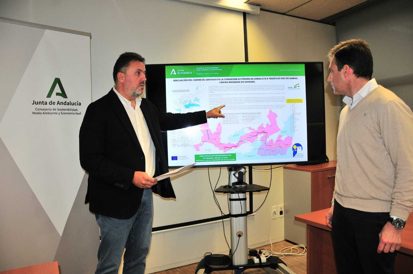 La Junta interviene en las vías pecuarias del Camino Mozárabe de Santiago en la provincia