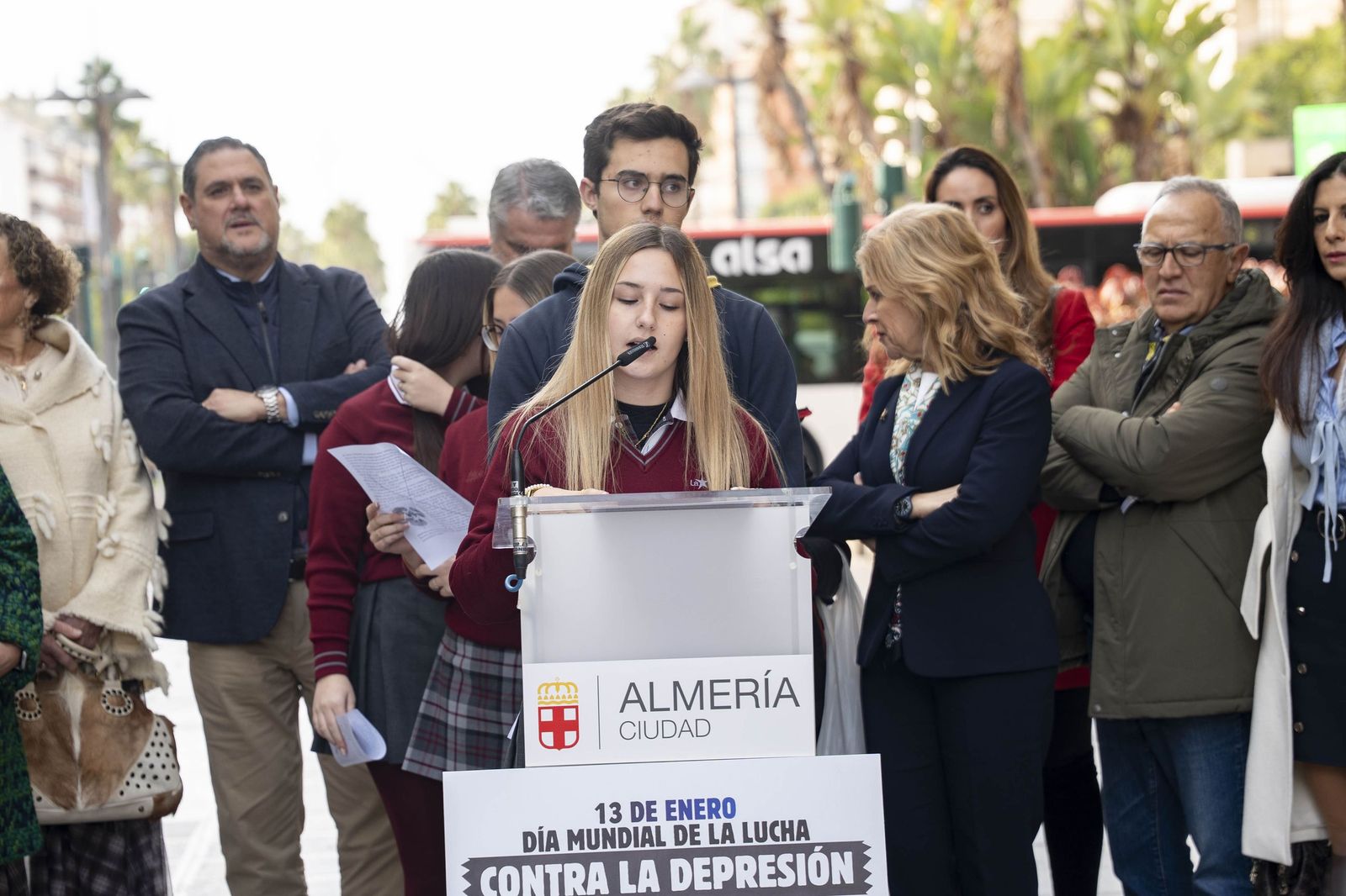 Las imágenes del acto por el Día Mundial Contra la Depresión