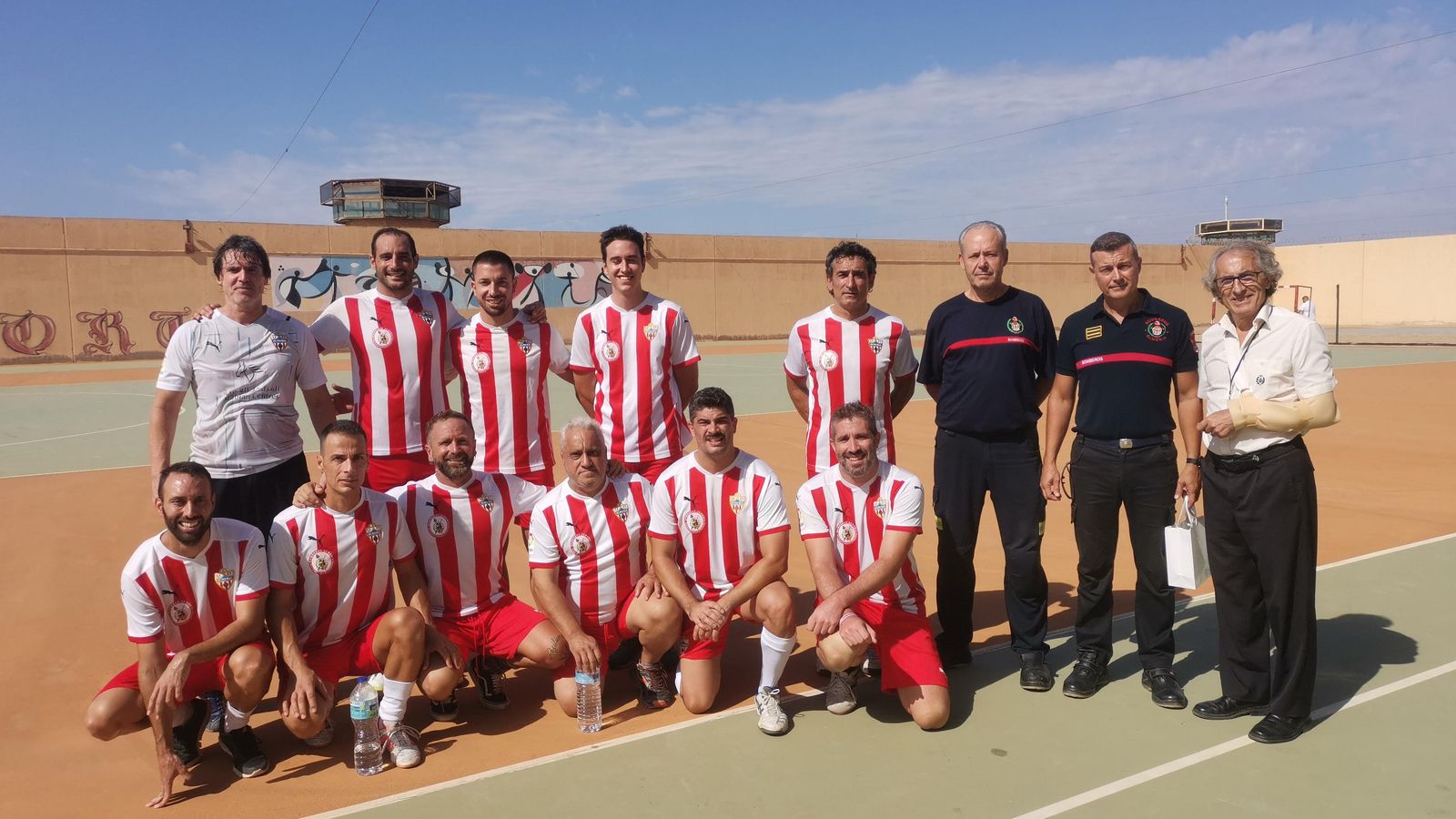 El combinado de los Bomberos de Almería ha tenido un buen papel.