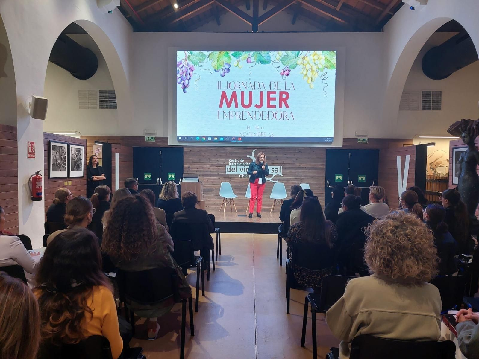 Un momento de la intervención de Ana González.