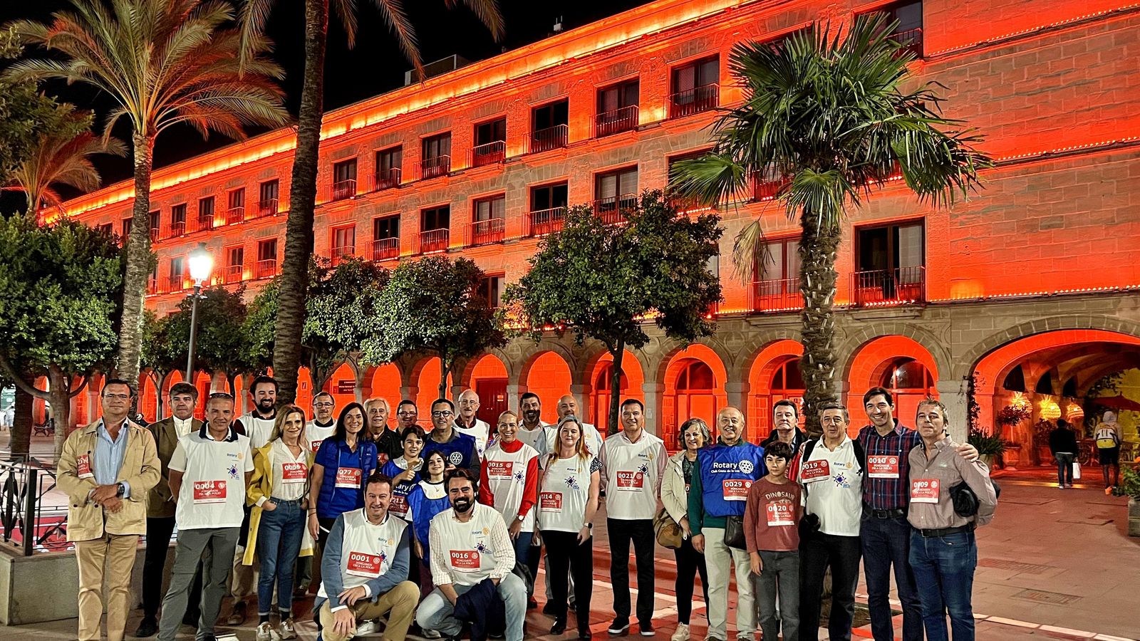 Rotary escenifica en Jerez la lucha contra la polio.