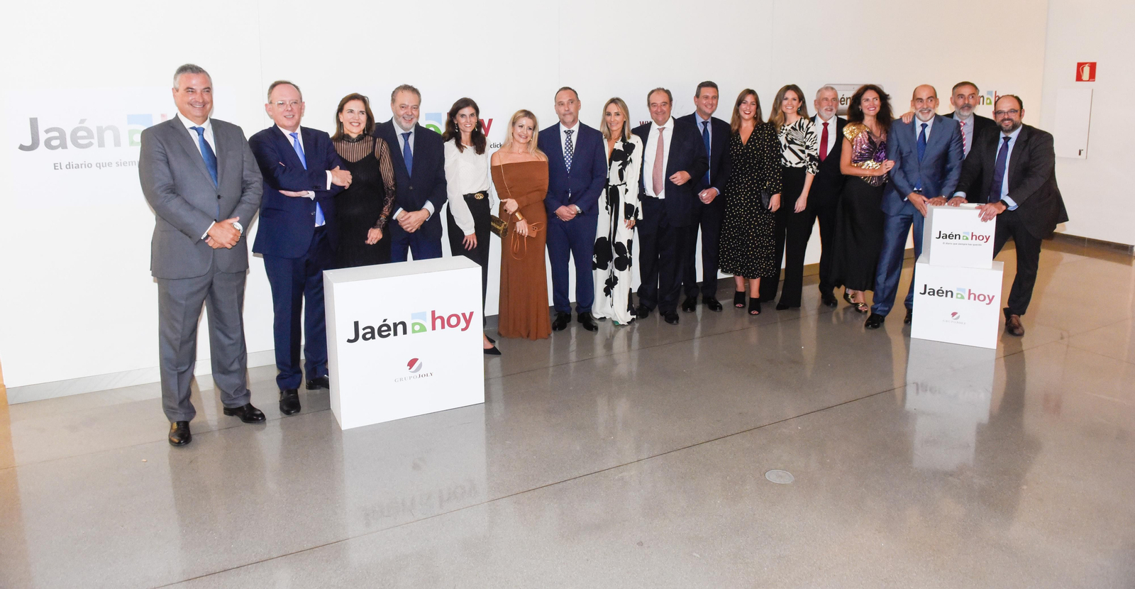 Acto de inauguración del nuevo periódico del Grupo Joly, Jaén hoy