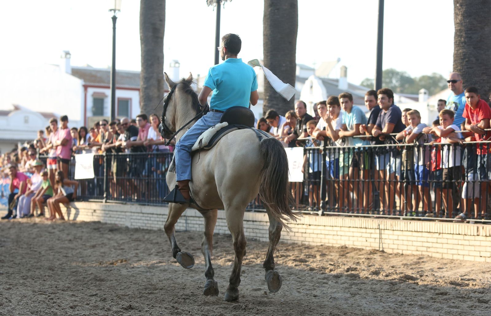 Las imágenes de la carrera de cintas a caballo