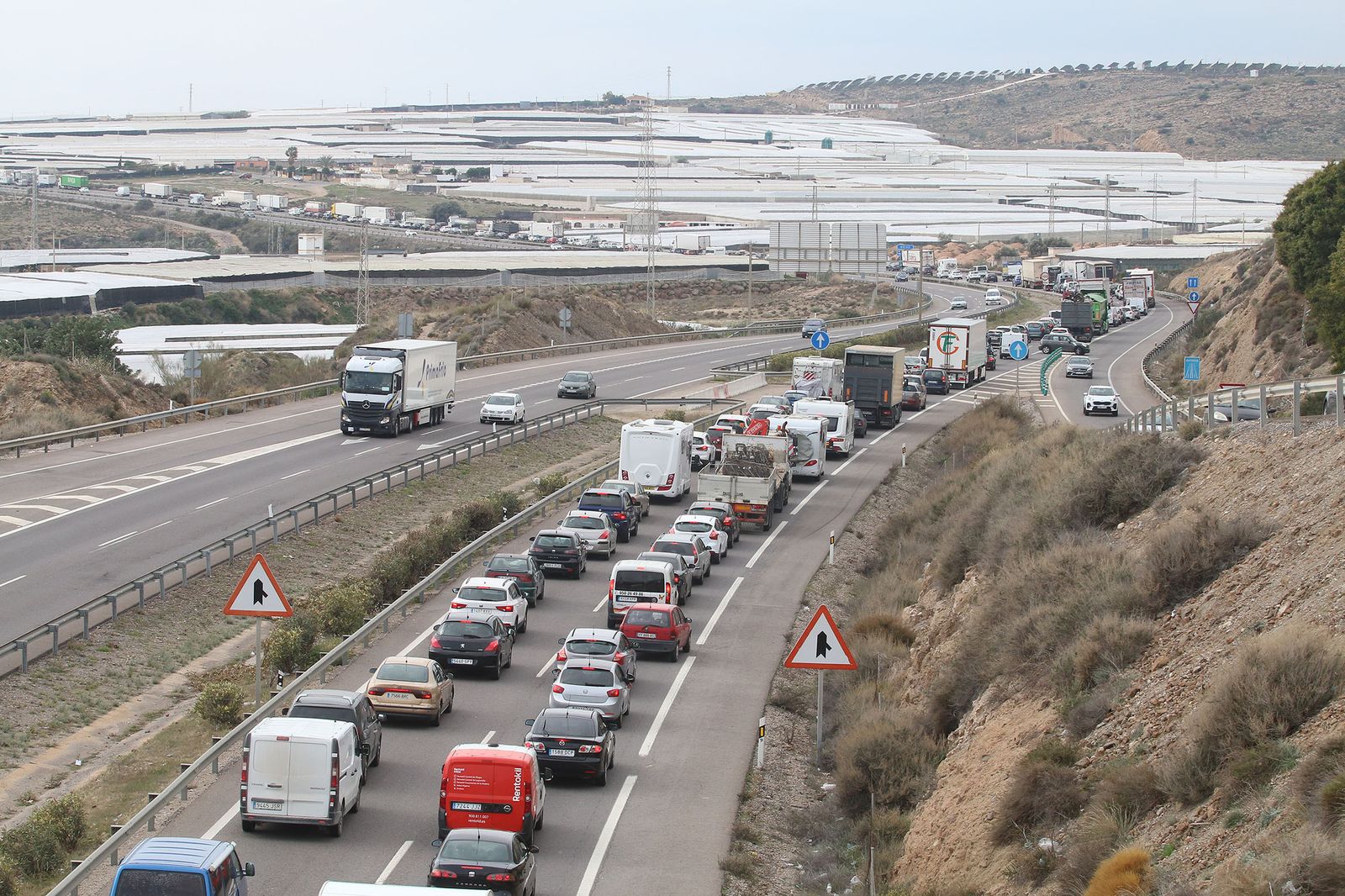 Las imágenes de la manifestación de agricultores