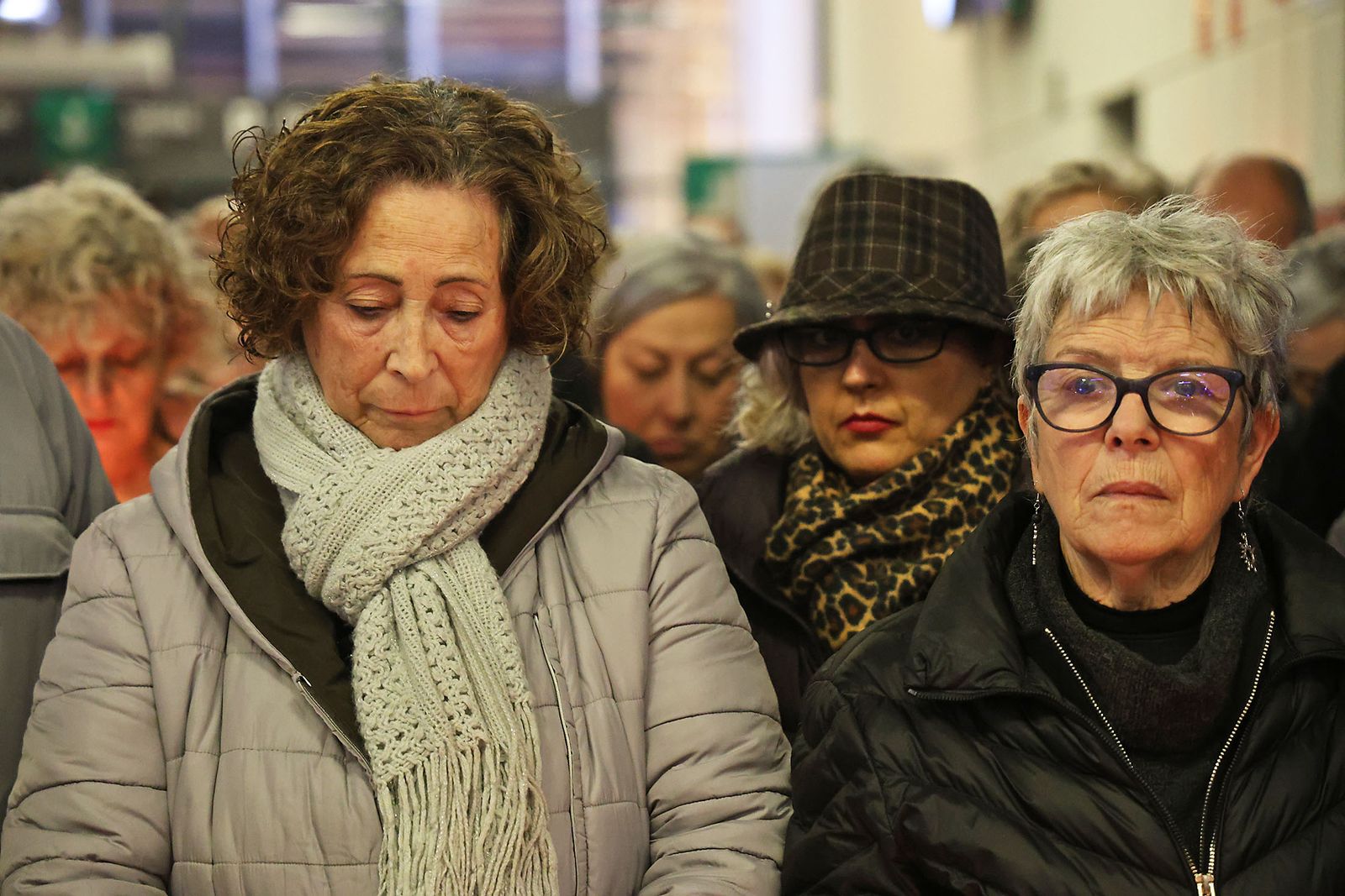 Las fotografías de la vigilia por los fallecidos en el accidente de tren  de Adamuz
