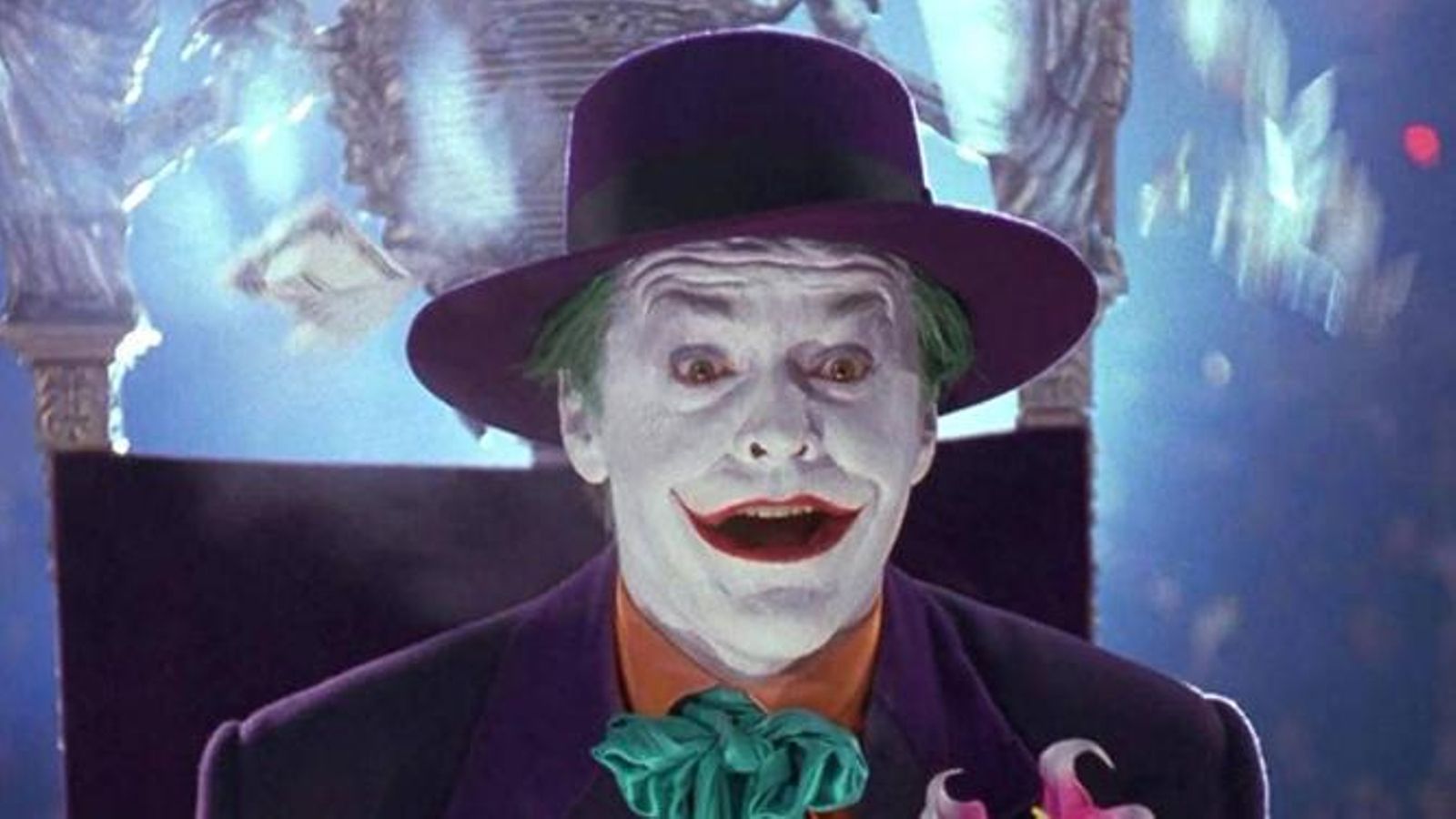 Jack Nicholson, el Joker bromista, en 'Batman' (1989).