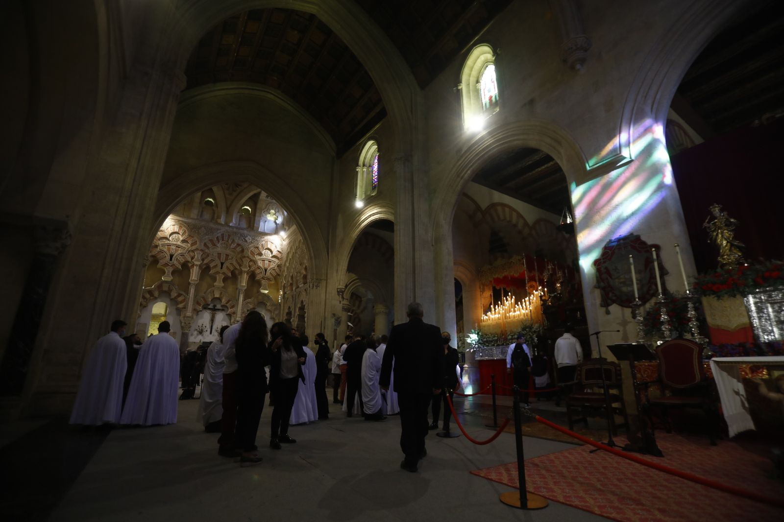 La hermandad de La Agonía de Córdoba suspende su procesión del Martes Santo, en imágenes