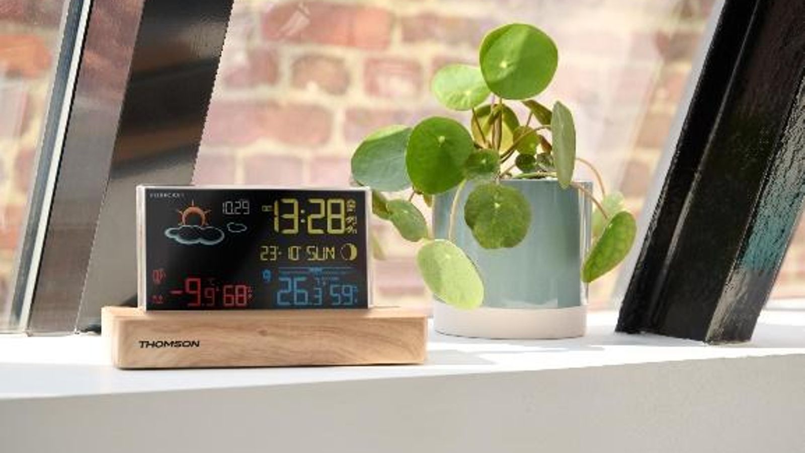 Thomson CT600 Reloj despertador y estación meteorológica