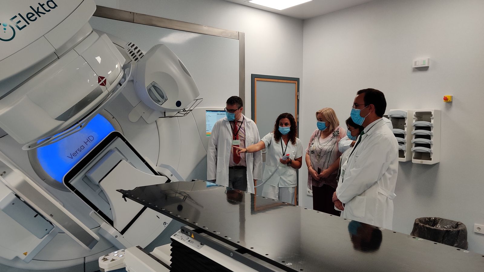 Acelerador lineal en Huelva.