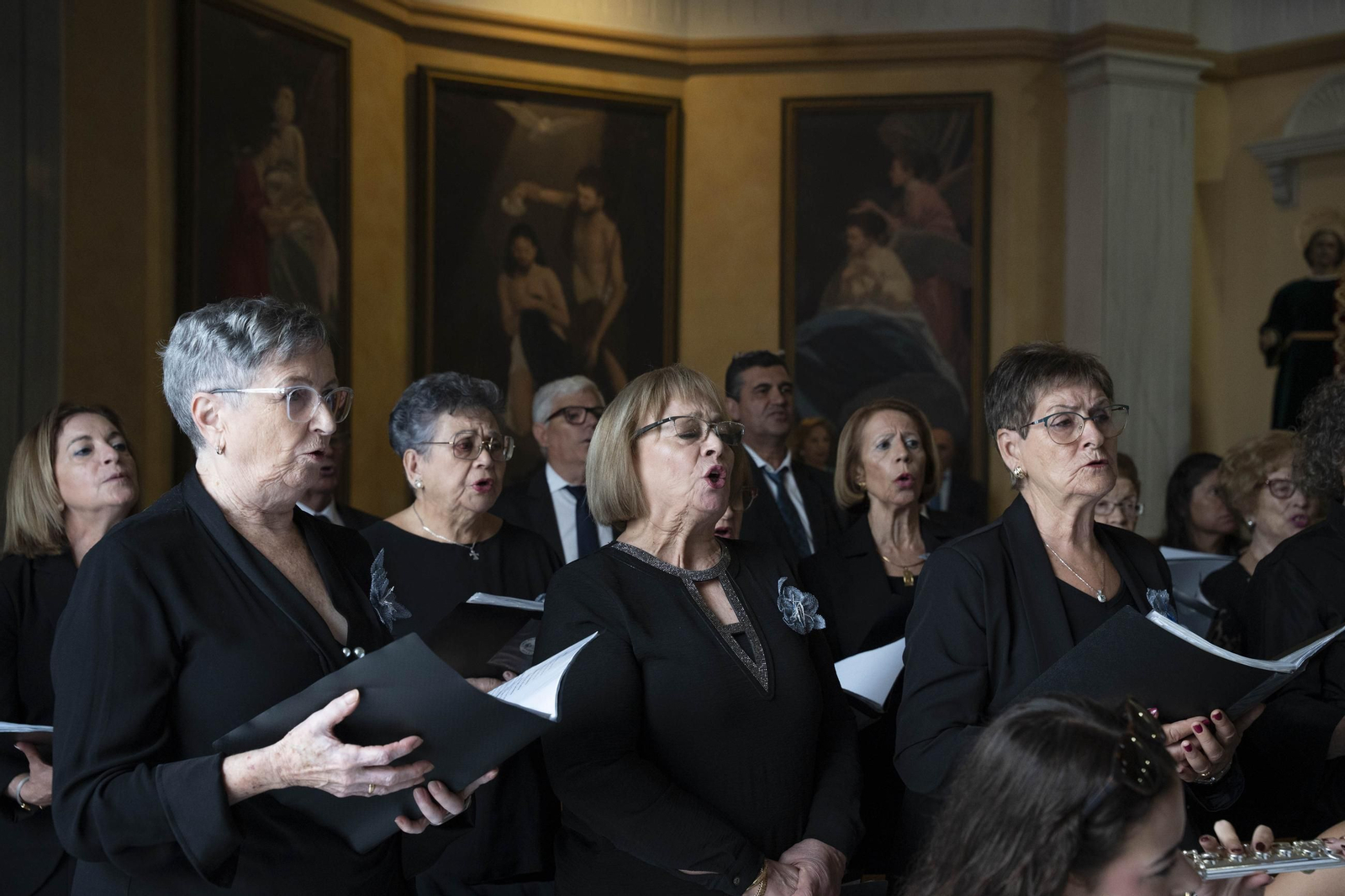 Las imágenes de la misa y procesión en Macael por las fiestas en honor a Nuestra Señora del Rosario