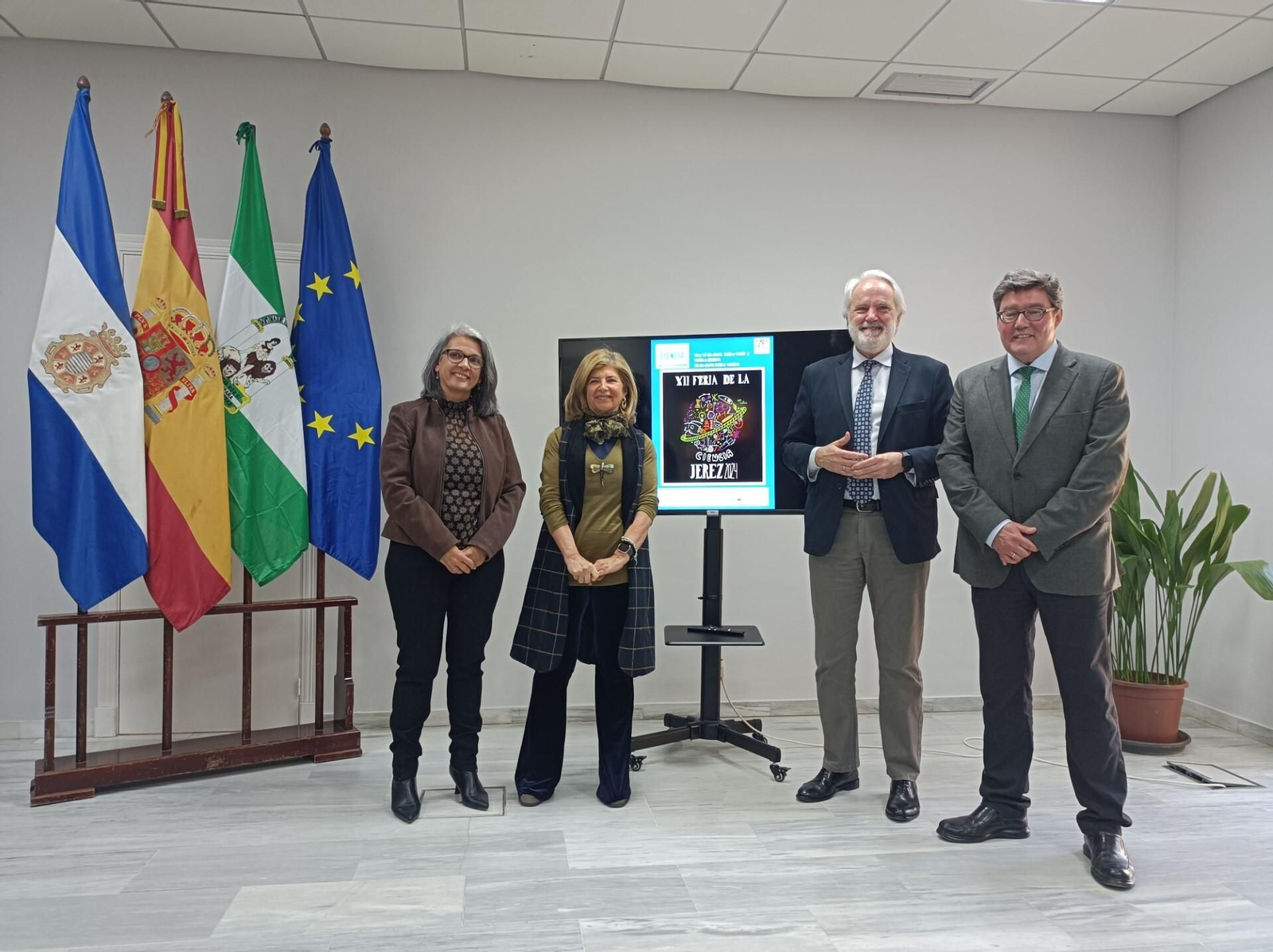 Presentación de la XII Feria de la Ciencia en la calle de Jerez