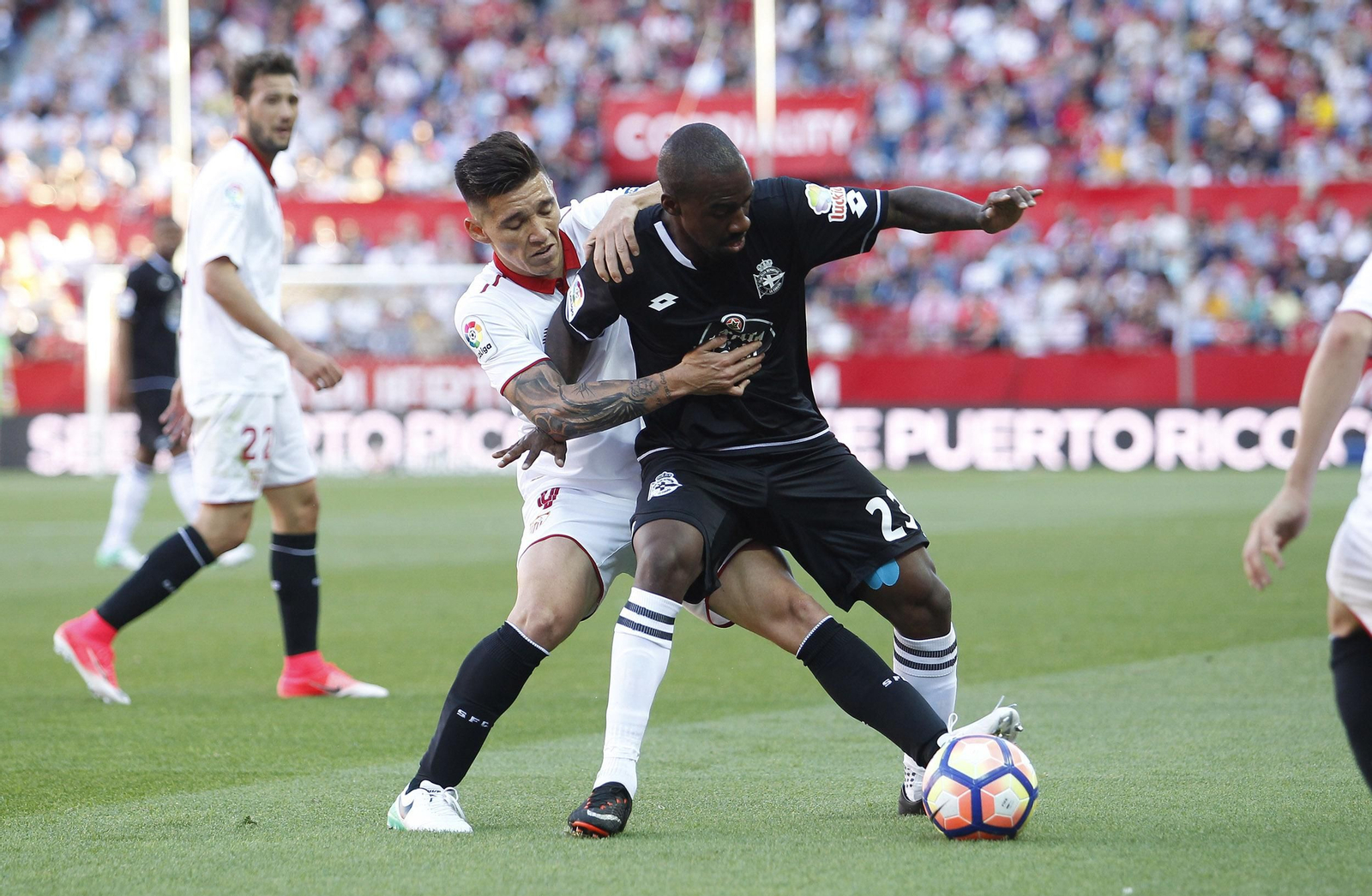 El Sevilla FC-Deportivo de La Coruña, en imágenes