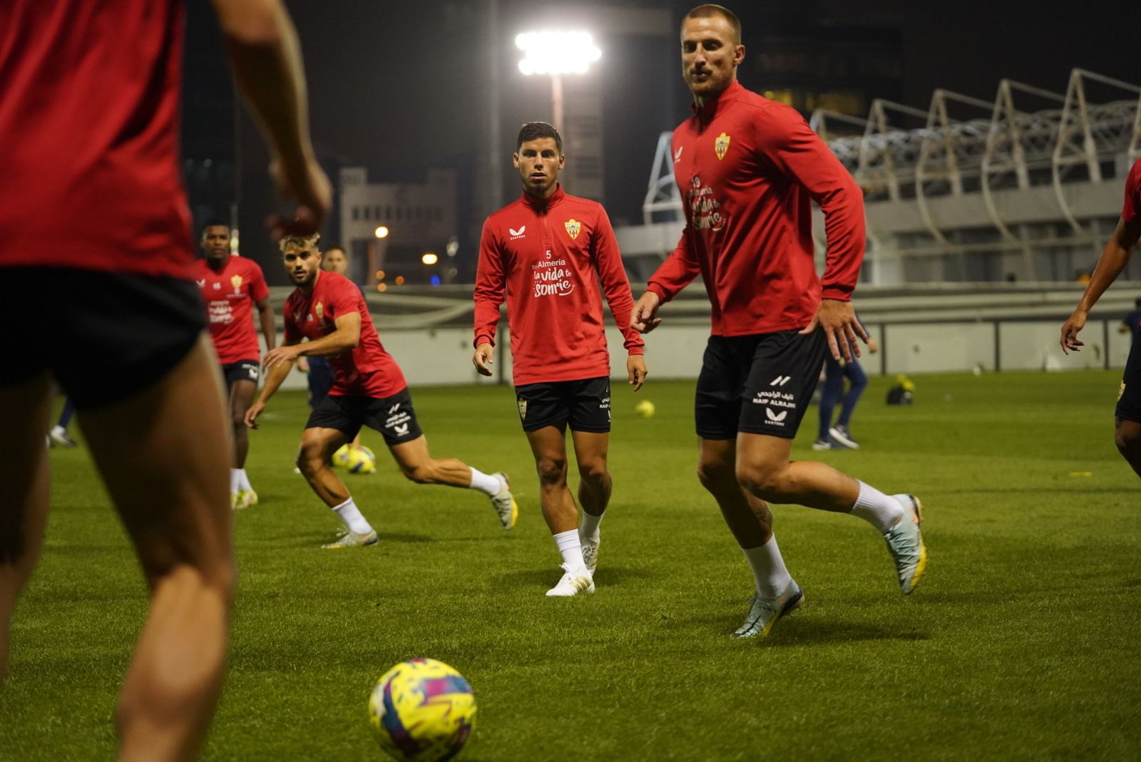 El primer día del Almería en Riad, en imágenes