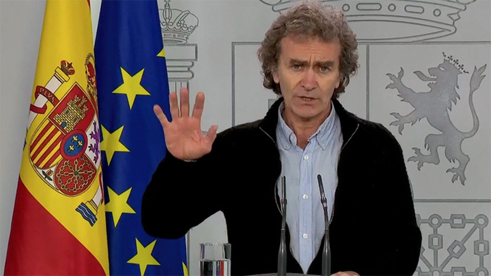 El doctor Fernando Simón, en rueda de prensa telemática.