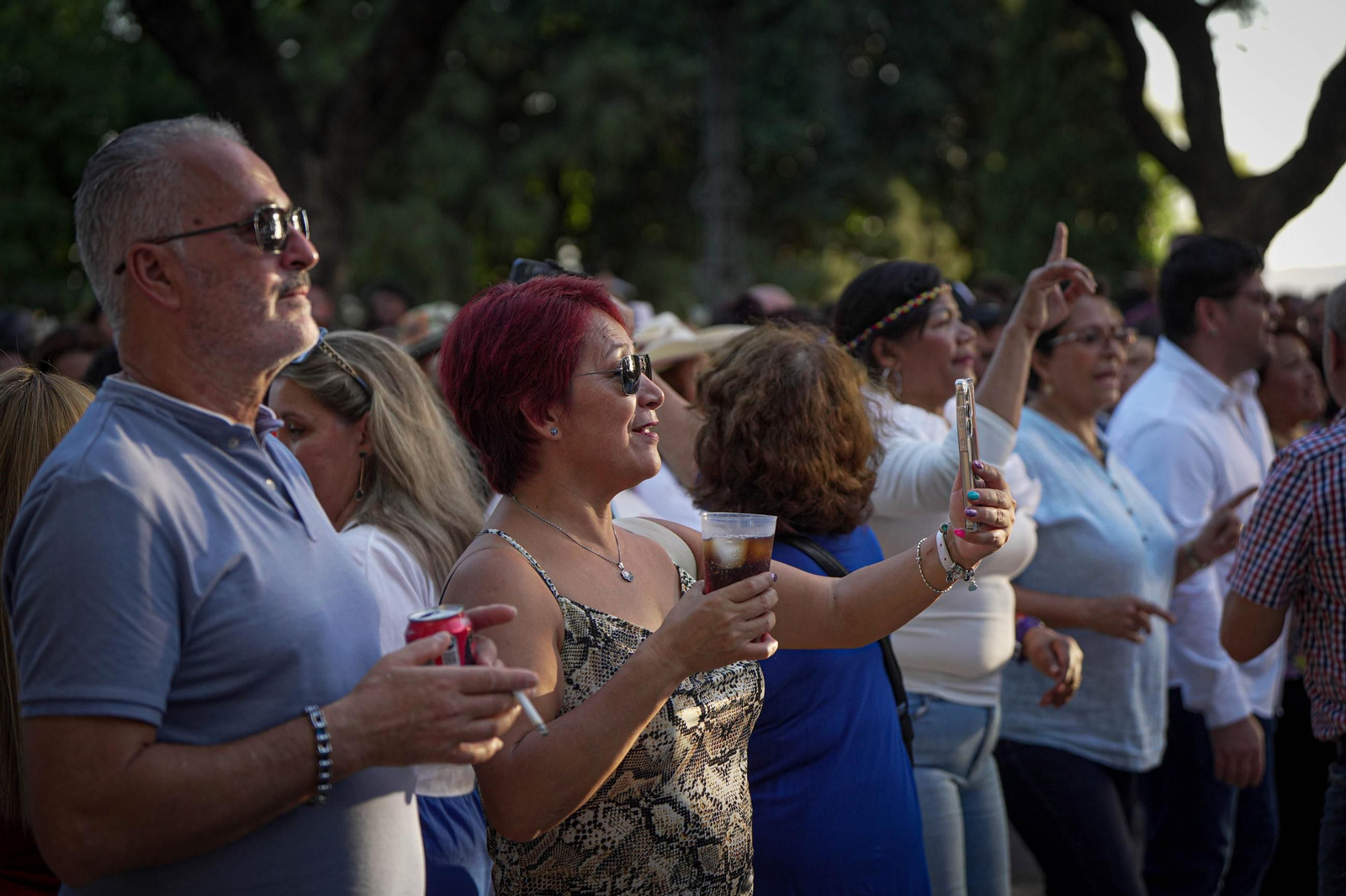 Imágenes de la fiesta Alma Hispana y la Noche Azul y Blanca en Jerez