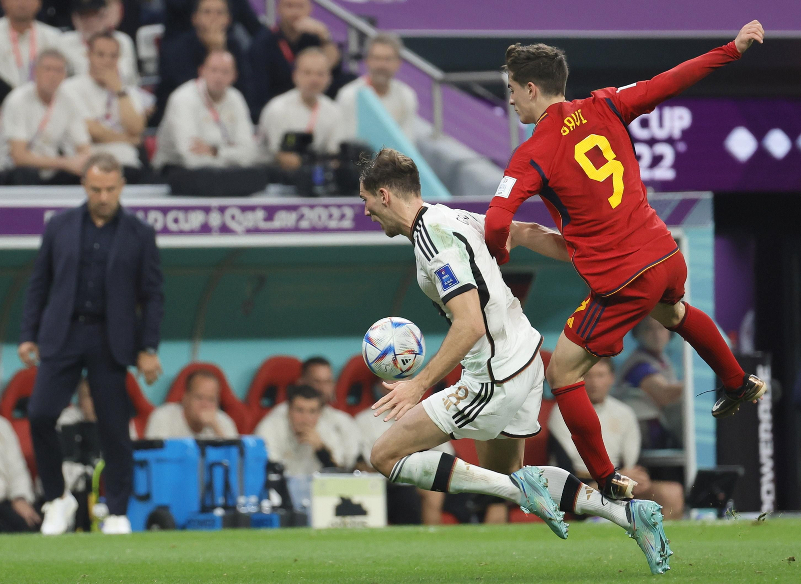 Las fotos del España-Alemania del Mundial de Qatar