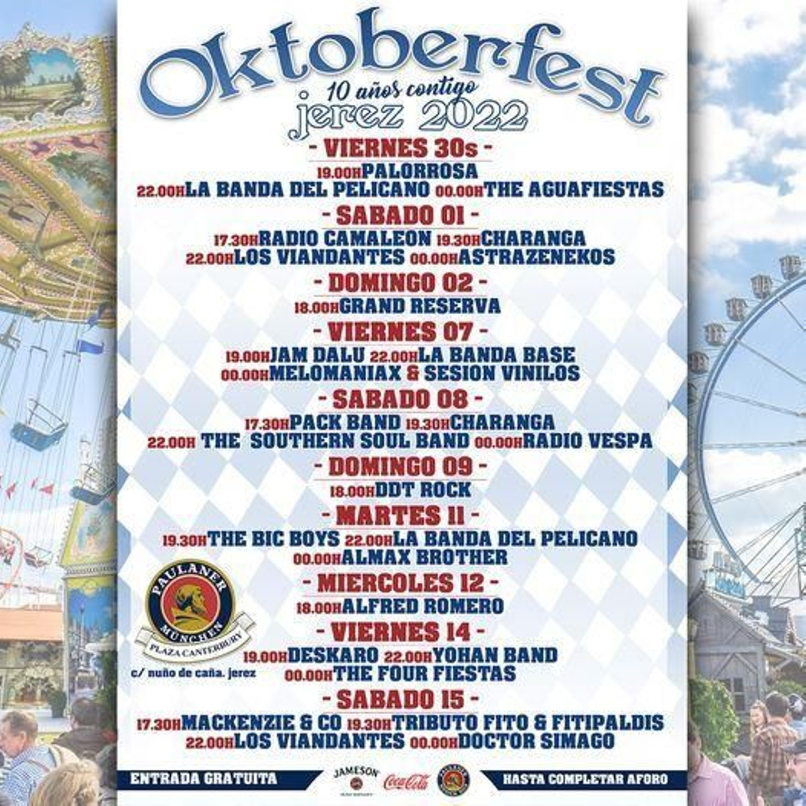 Programación de Plaza Cantderbury