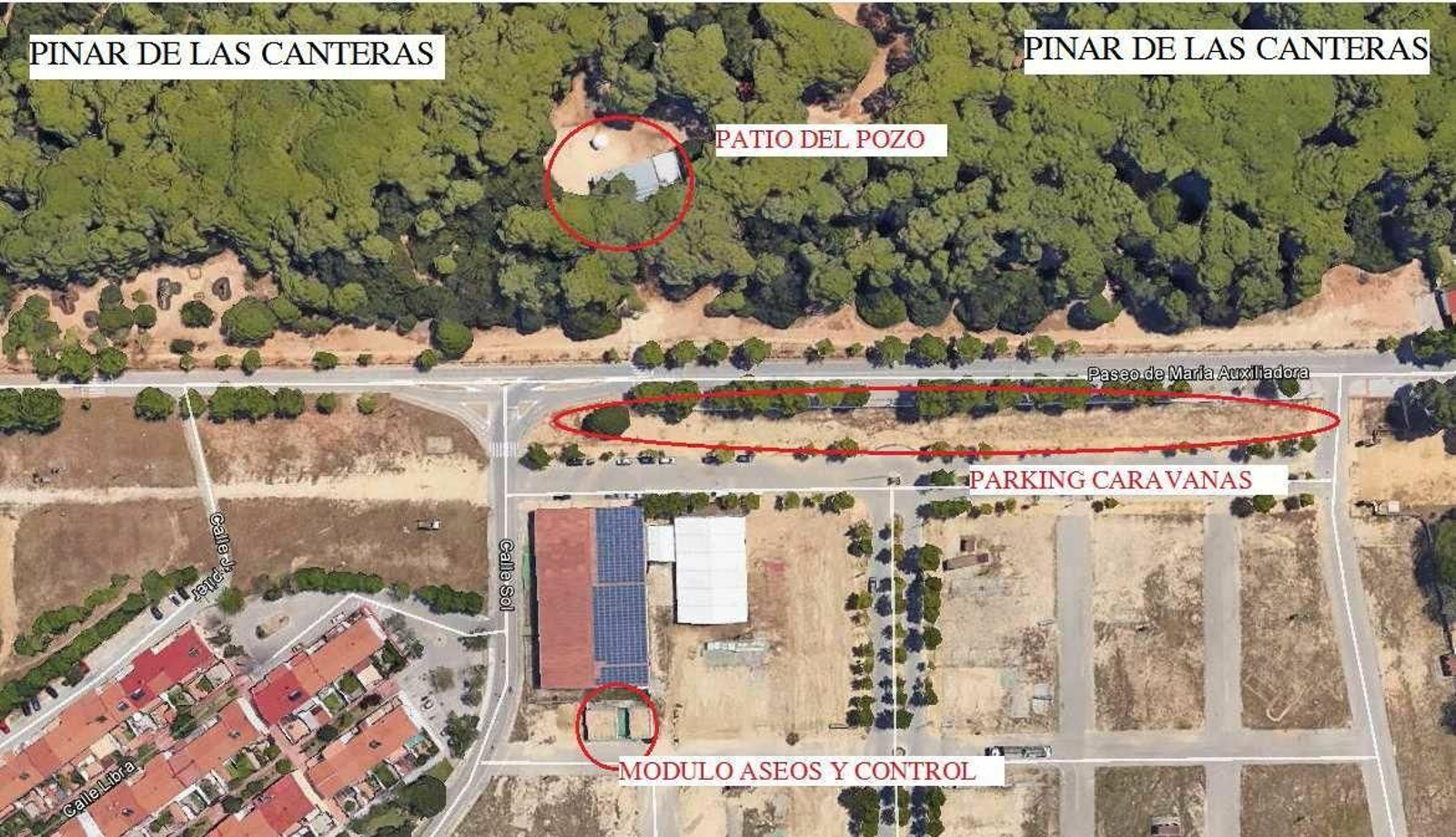 Plano de distribución del proyecto