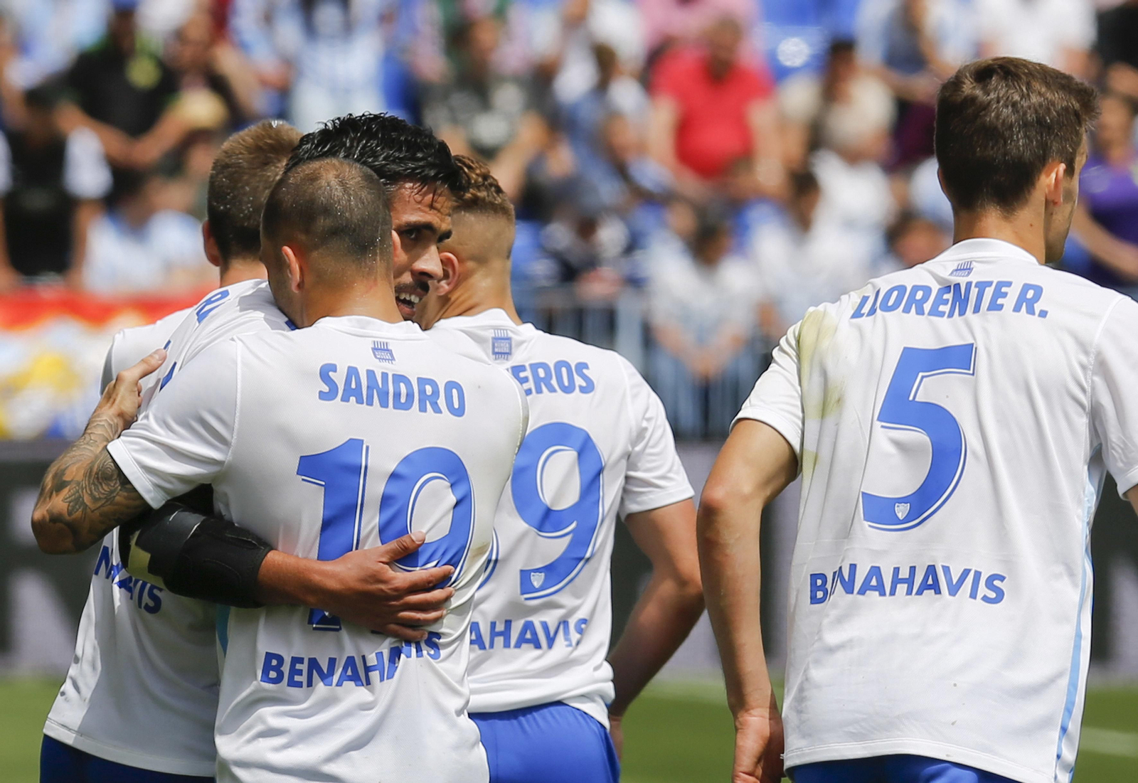 Las imágenes del Málaga-Valencia