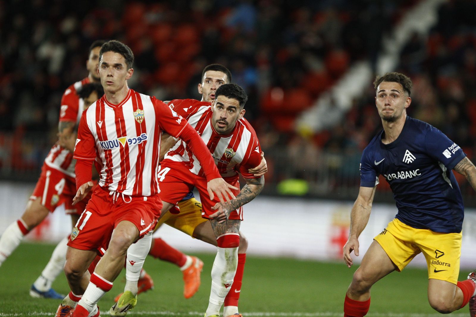 Las imágenes del partido U.D. Almería - F.C. Andorra