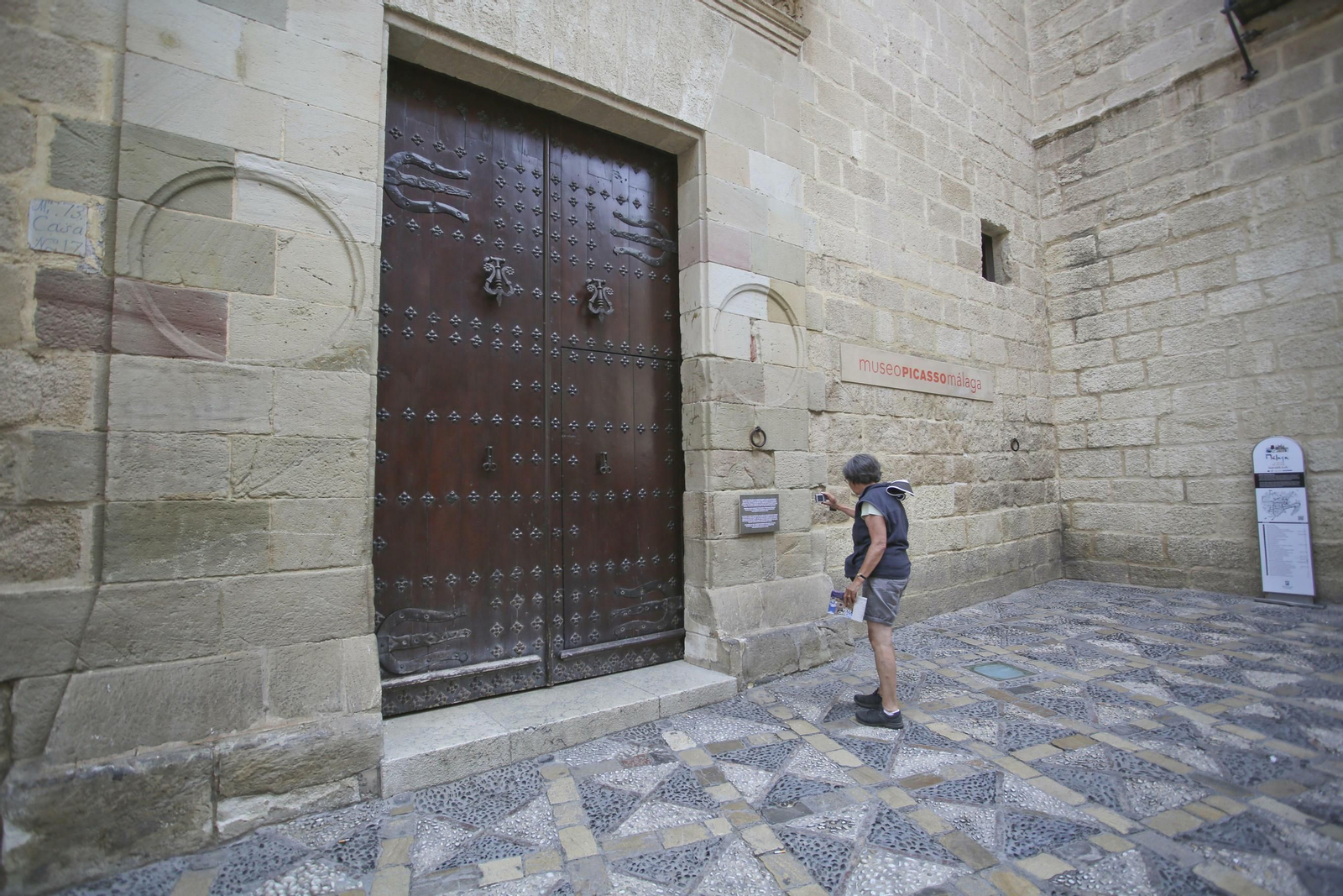 El Museo Picasso Málaga, cerrado al público.